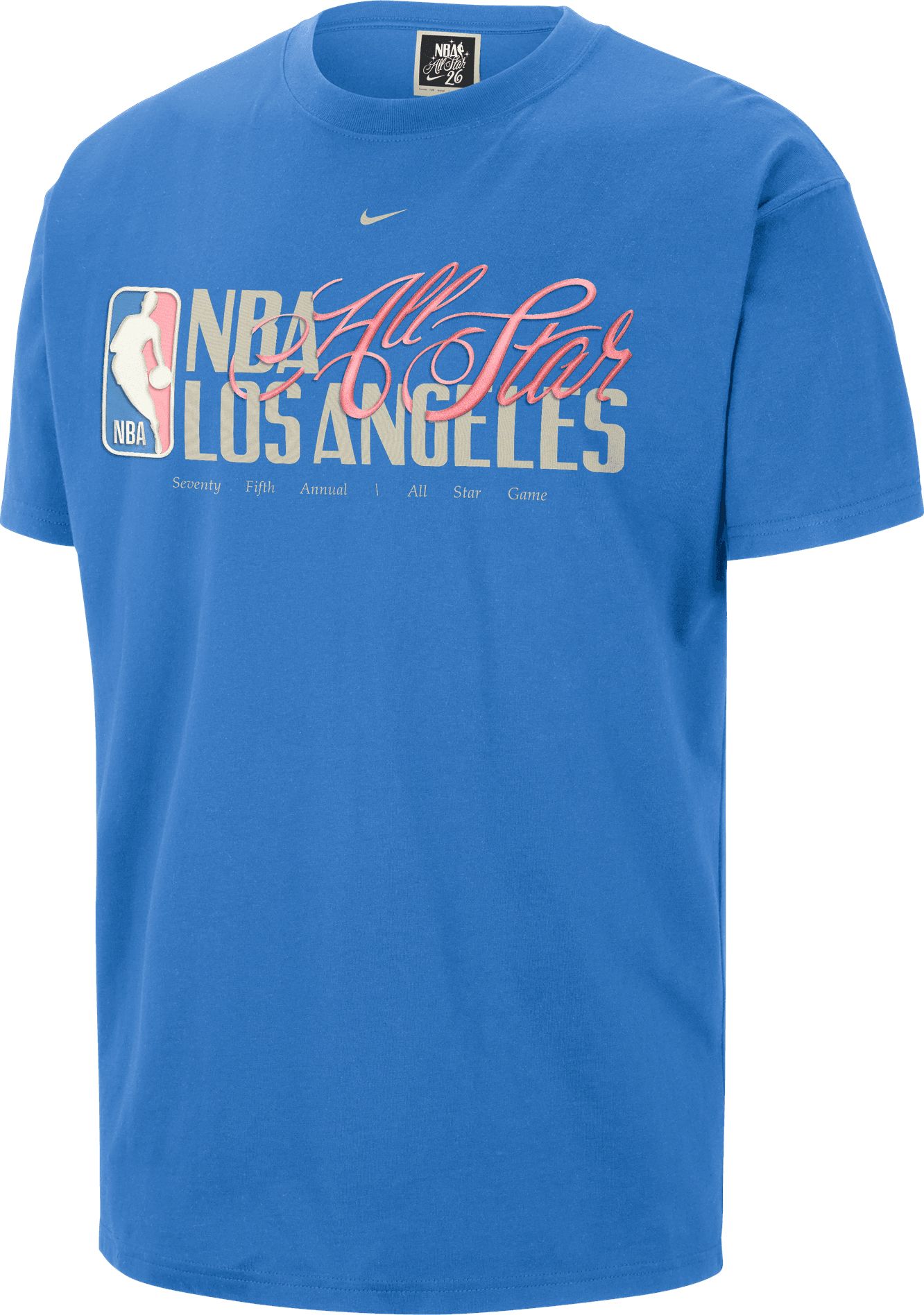 Nike Adult 2025-26 NBA All-Star Game Max90 Wordmark Blue T-Shirt product image