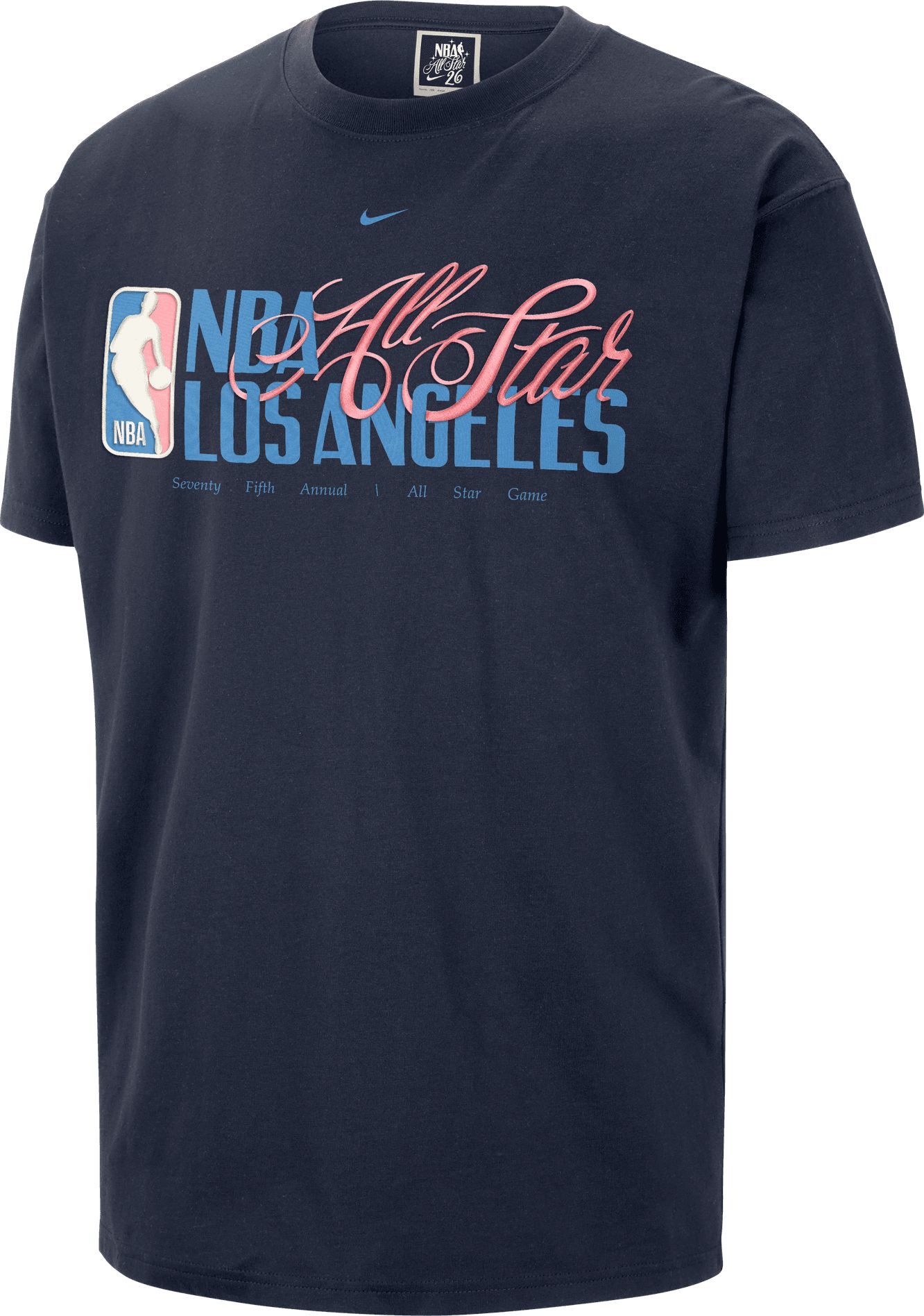 Nike Adult 2025-26 NBA All-Star Game Max90 Wordmark Navy T-Shirt product image