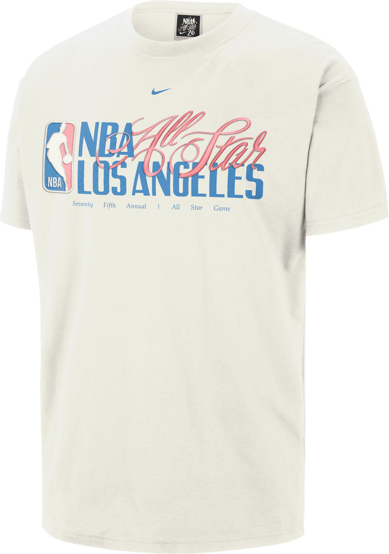 Nike Adult 2025-26 NBA All-Star Game Max90 Wordmark Off-White T-Shirt product image