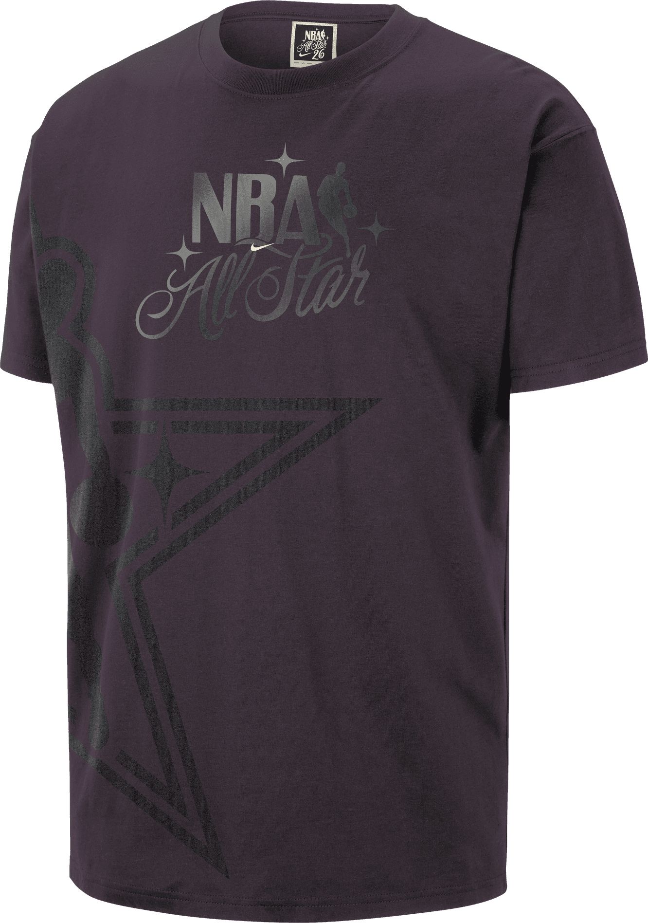 Nike Adult 2025-26 NBA All-Star Game Max90 Flash Grey T-Shirt product image
