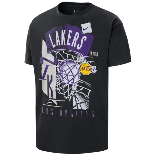 Nike Men's Los Angeles Lakers Black On Court Practice Long Sleeve