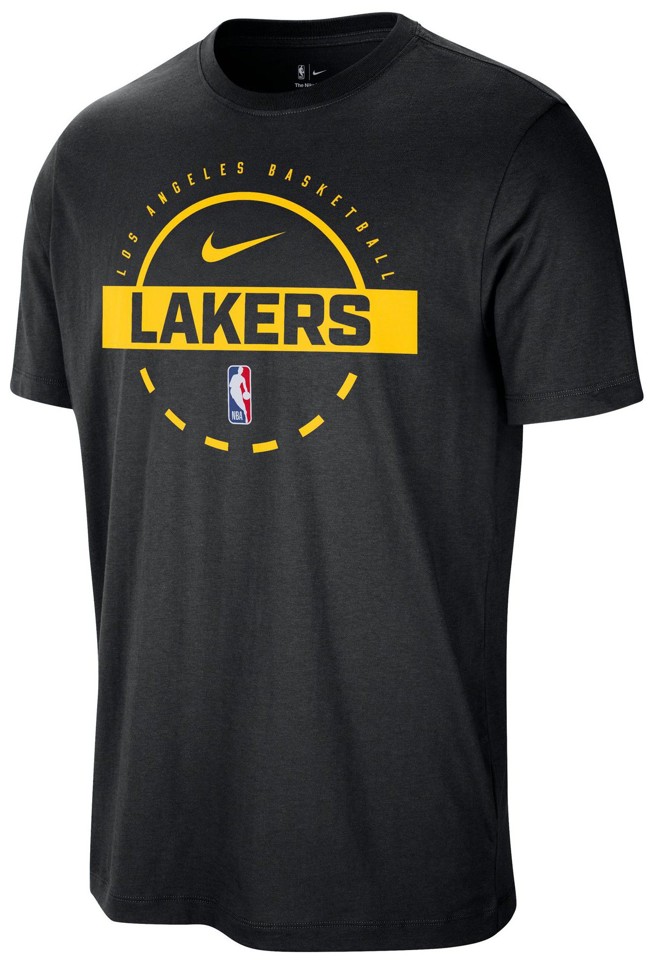 Nike Men's Los Angeles Lakers Black On Court Practice T-Shirt product image