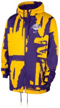 Nike Men's Los Angeles Lakers Purple Club Woven Jacket | Dick's