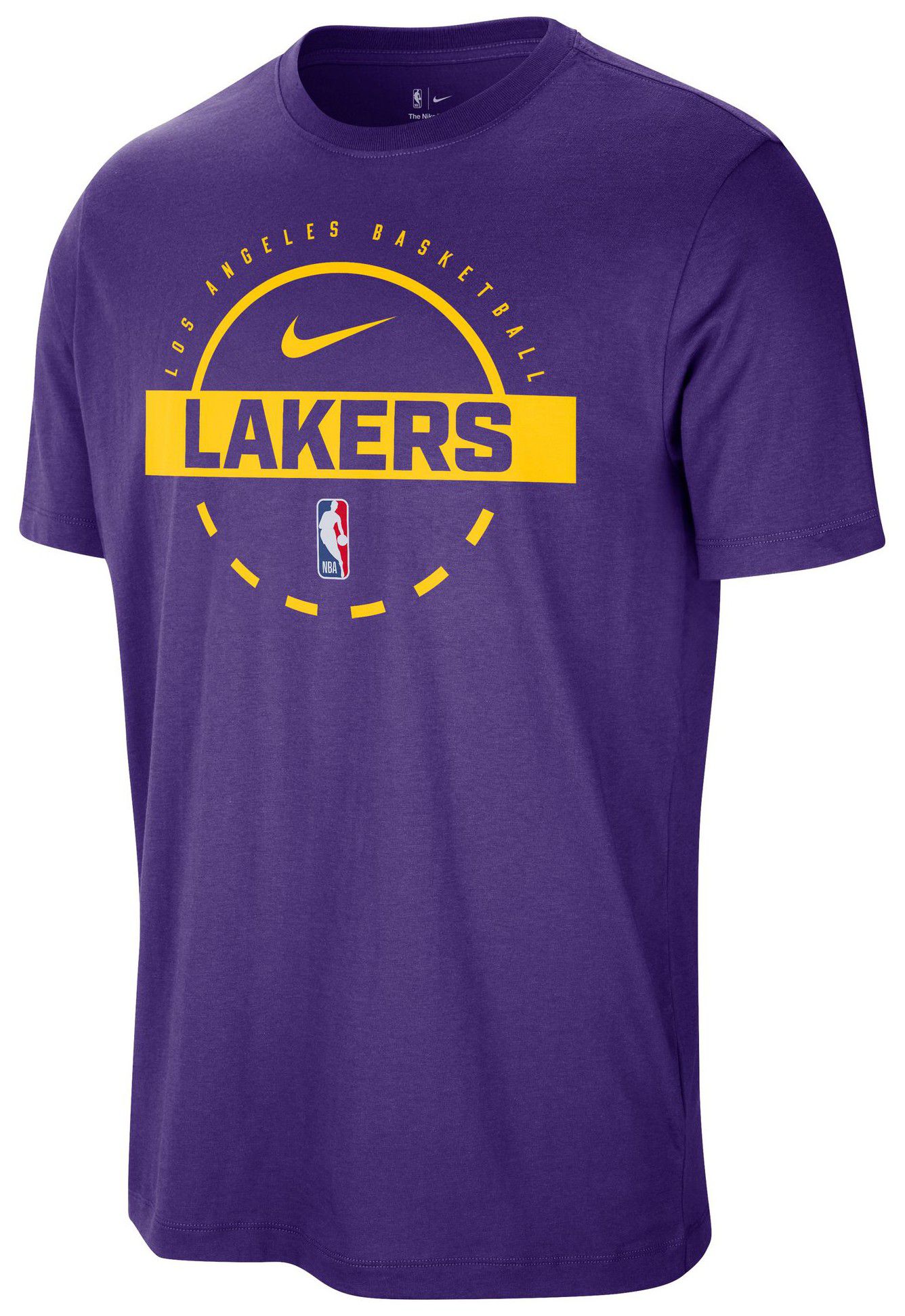 Nike Men's Los Angeles Lakers Purple On Court Practice T-Shirt product image