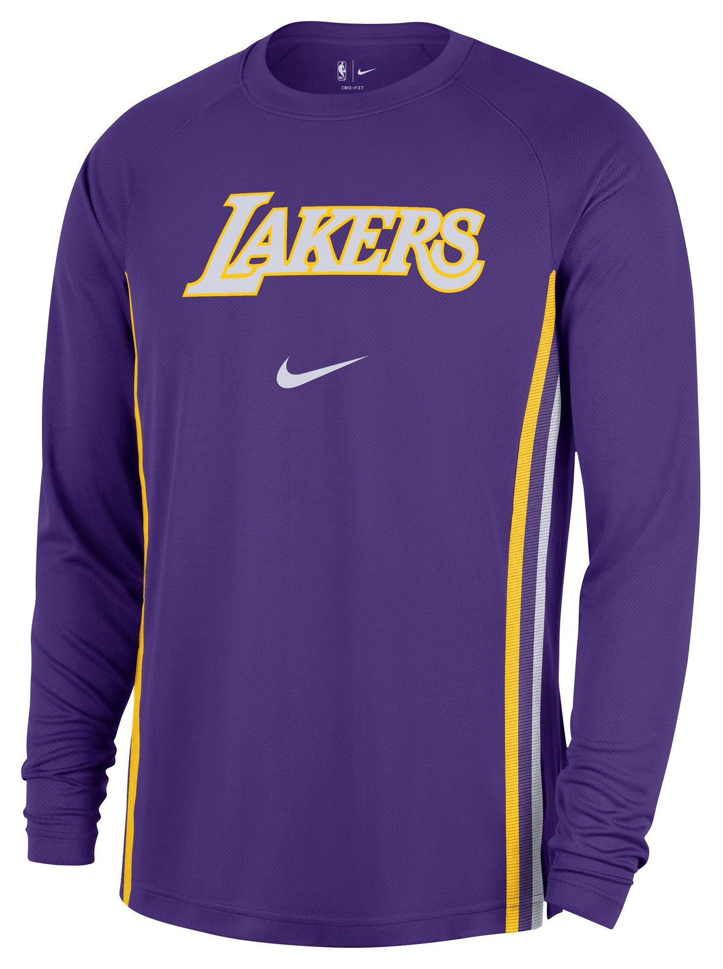 Nike Men's Los Angeles Lakers Purple Pregame Long Sleeve T-Shirt product image