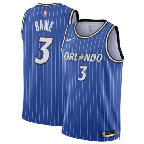 Jordan Adult Orlando Magic Jalen Suggs #4 Black Swingman Statement