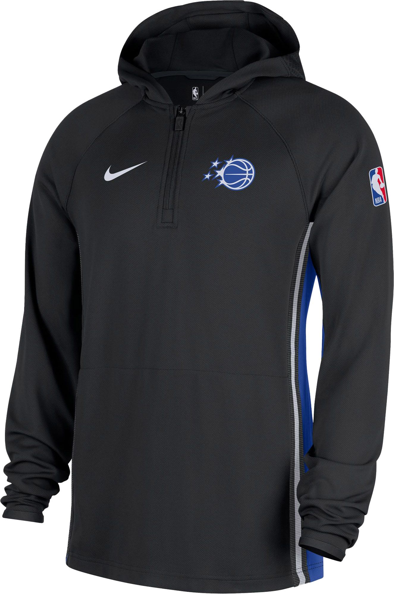 Nike Men's Orlando Magic Black On Court Zone Warmup Quarter-Zip Hoodie product image