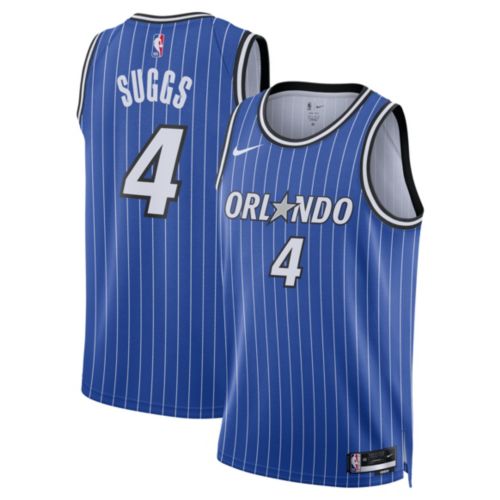 Jordan Adult Orlando Magic Jalen Suggs #4 Black Swingman Statement