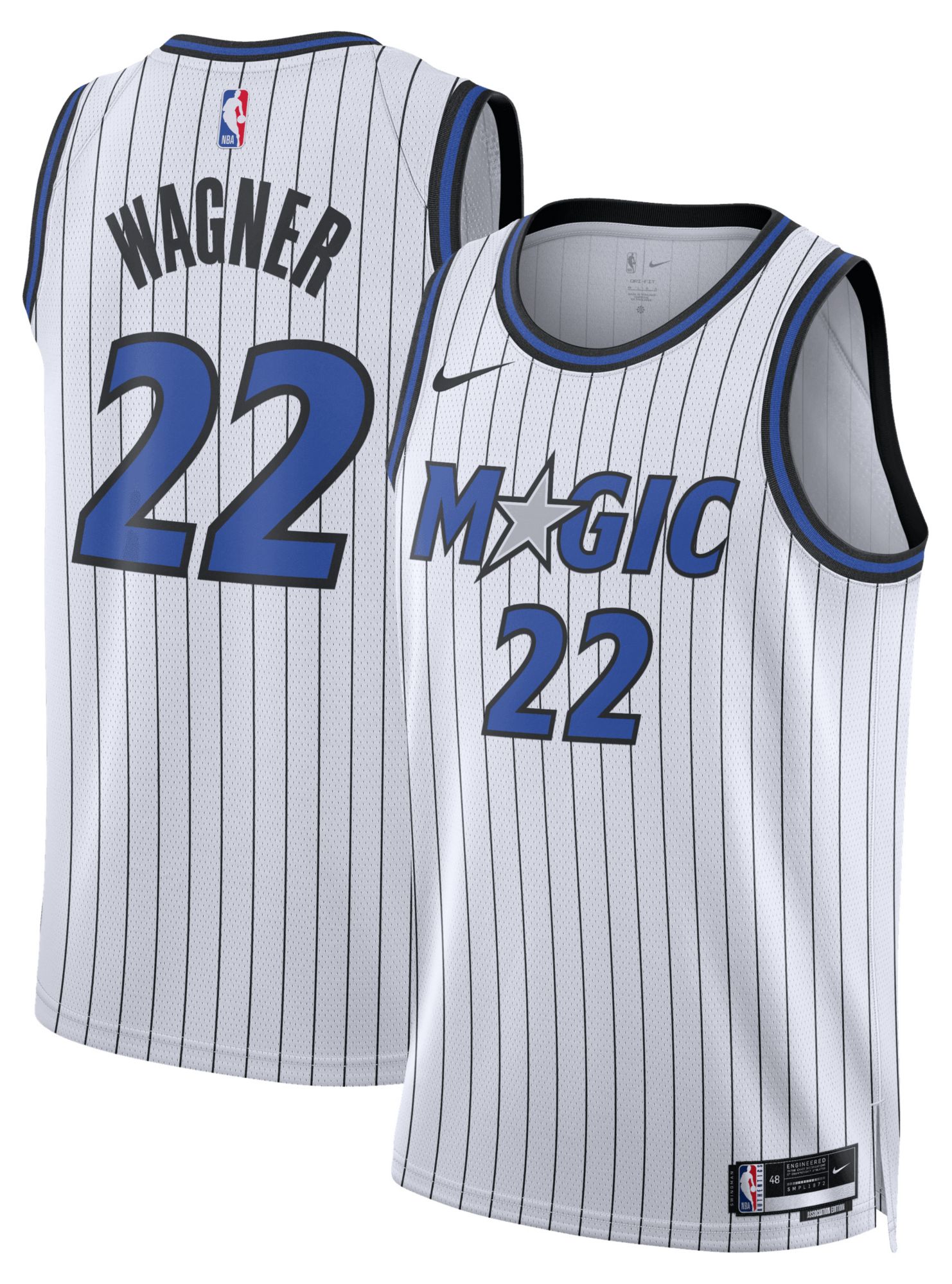 Nike Adult Orlando Magic Franz Wagner #22 White Swingman Association Jersey product image