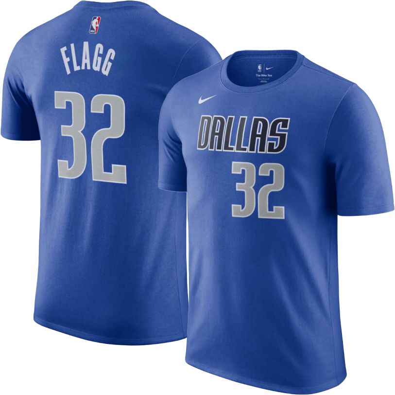 Nike Adult Dallas Mavericks Cooper Flagg #32 Blue Icon T-Shirt product image