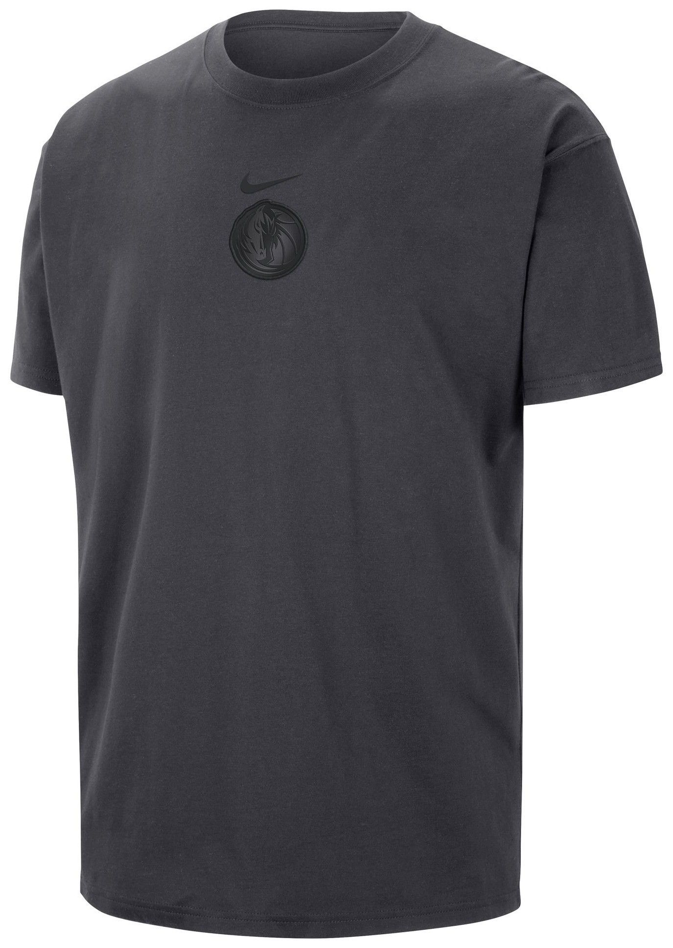 Nike Men's Dallas Mavericks Grey Courtside Premium Essential Short Sleeve T-Shirt product image
