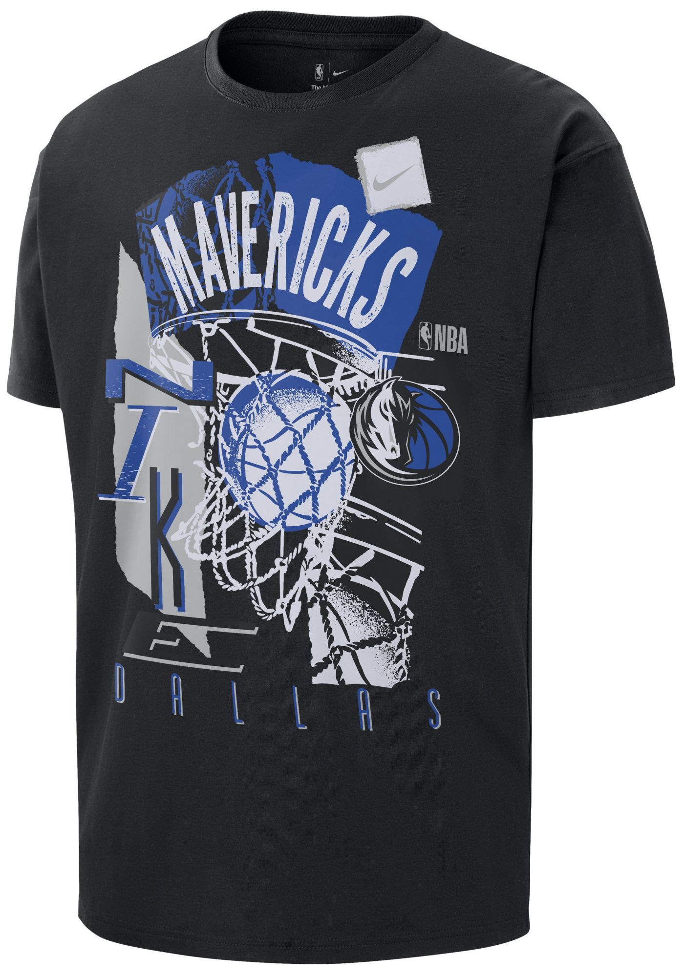 Nike Men's Dallas Mavericks Black Vintage T-Shirt product image