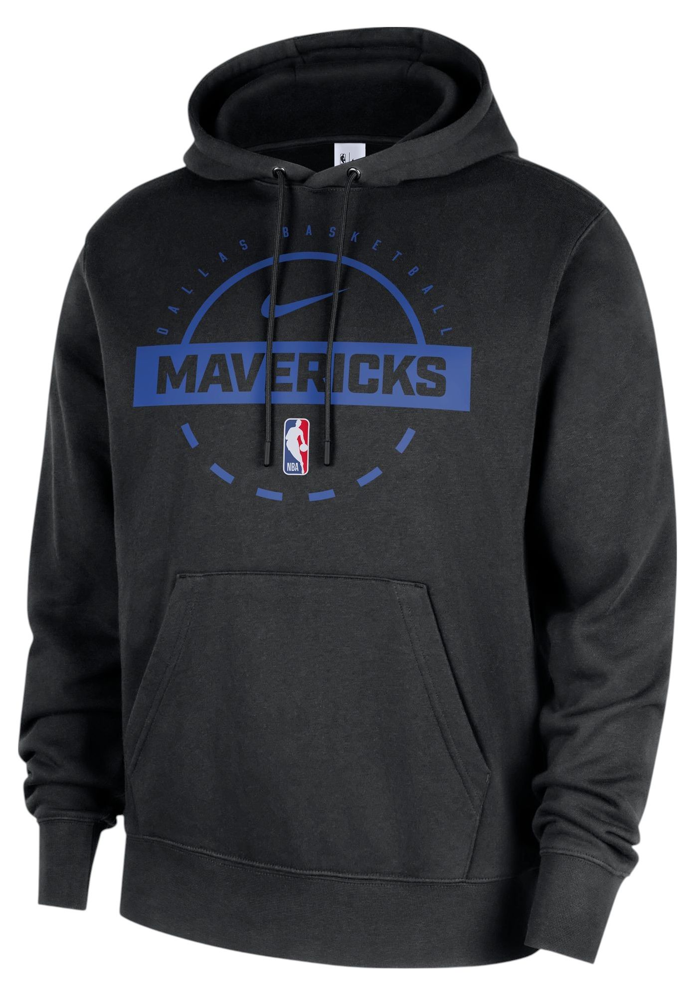 Nike Men's Dallas Mavericks Black On Court Practice Club Pullover