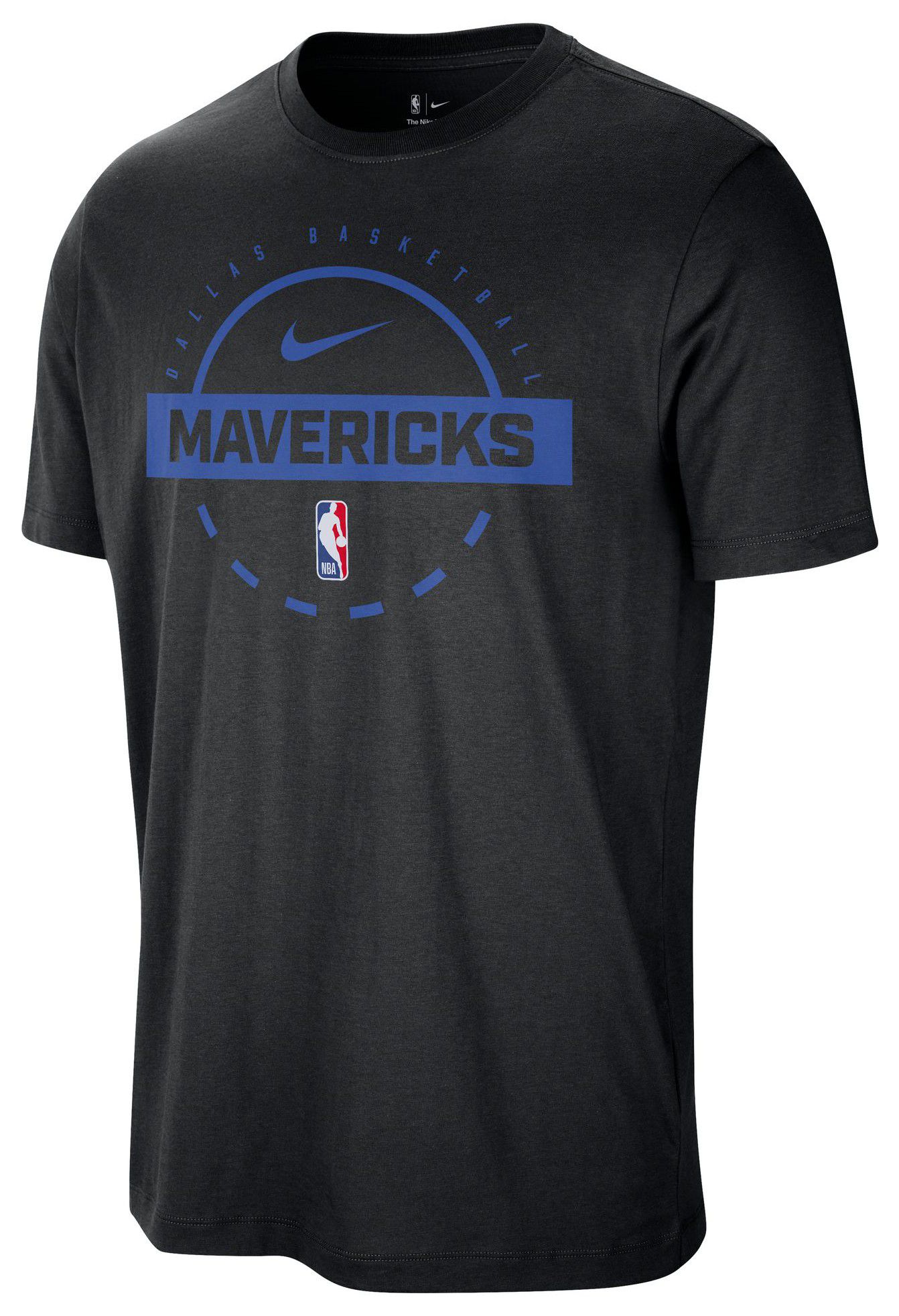 Nike Men's Dallas Mavericks Black On Court Practice T-Shirt product image