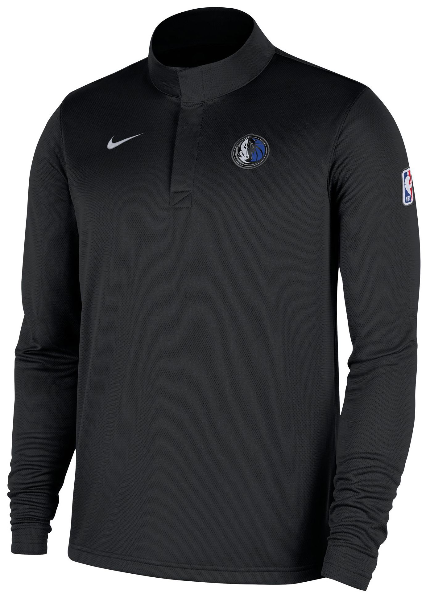 Nike Men's Dallas Mavericks Black On Court Staff 1/4 Zip Pullover product image