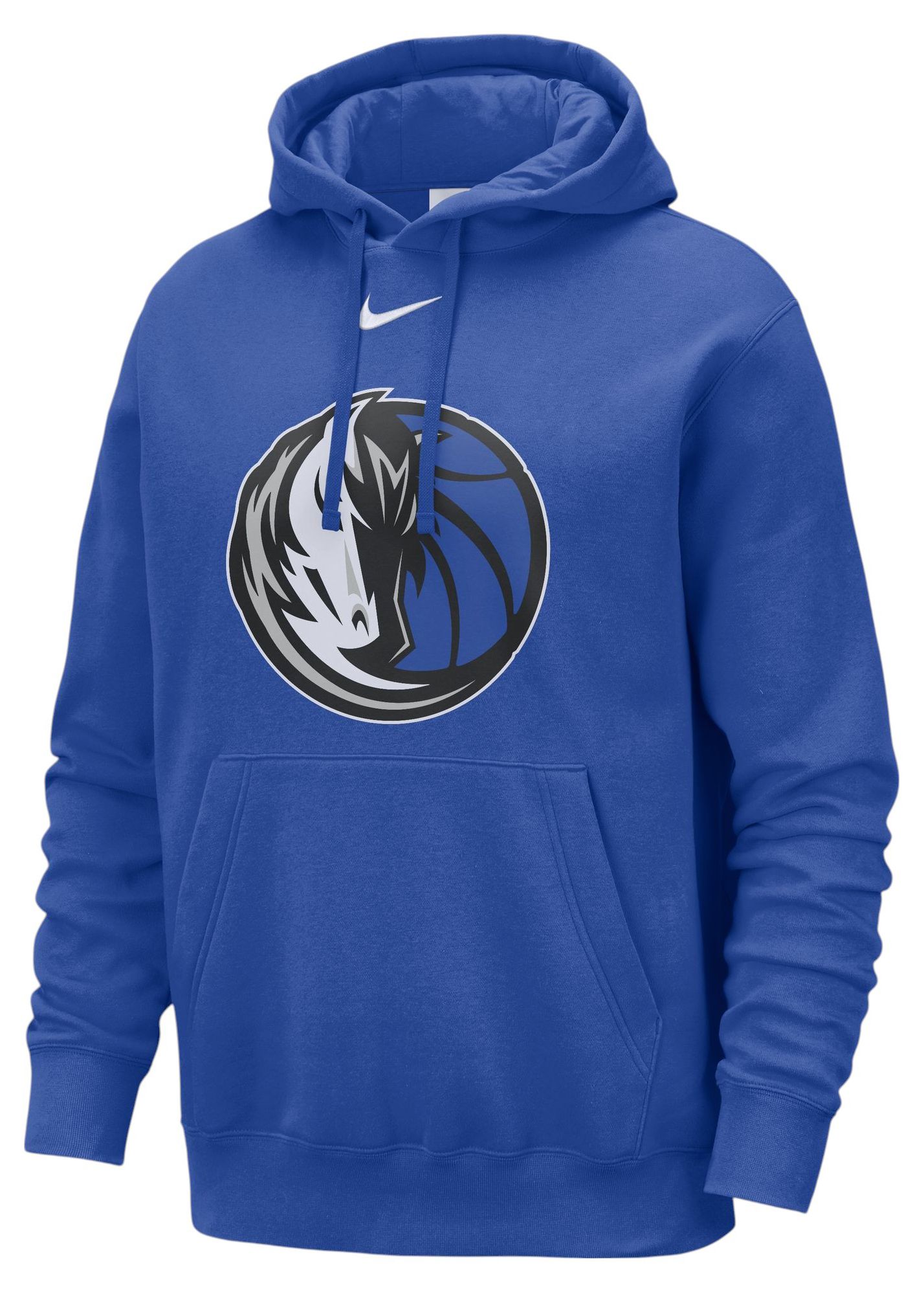 Nike Men's Dallas Mavericks Blue Logo Club Pullover Hoodie product image