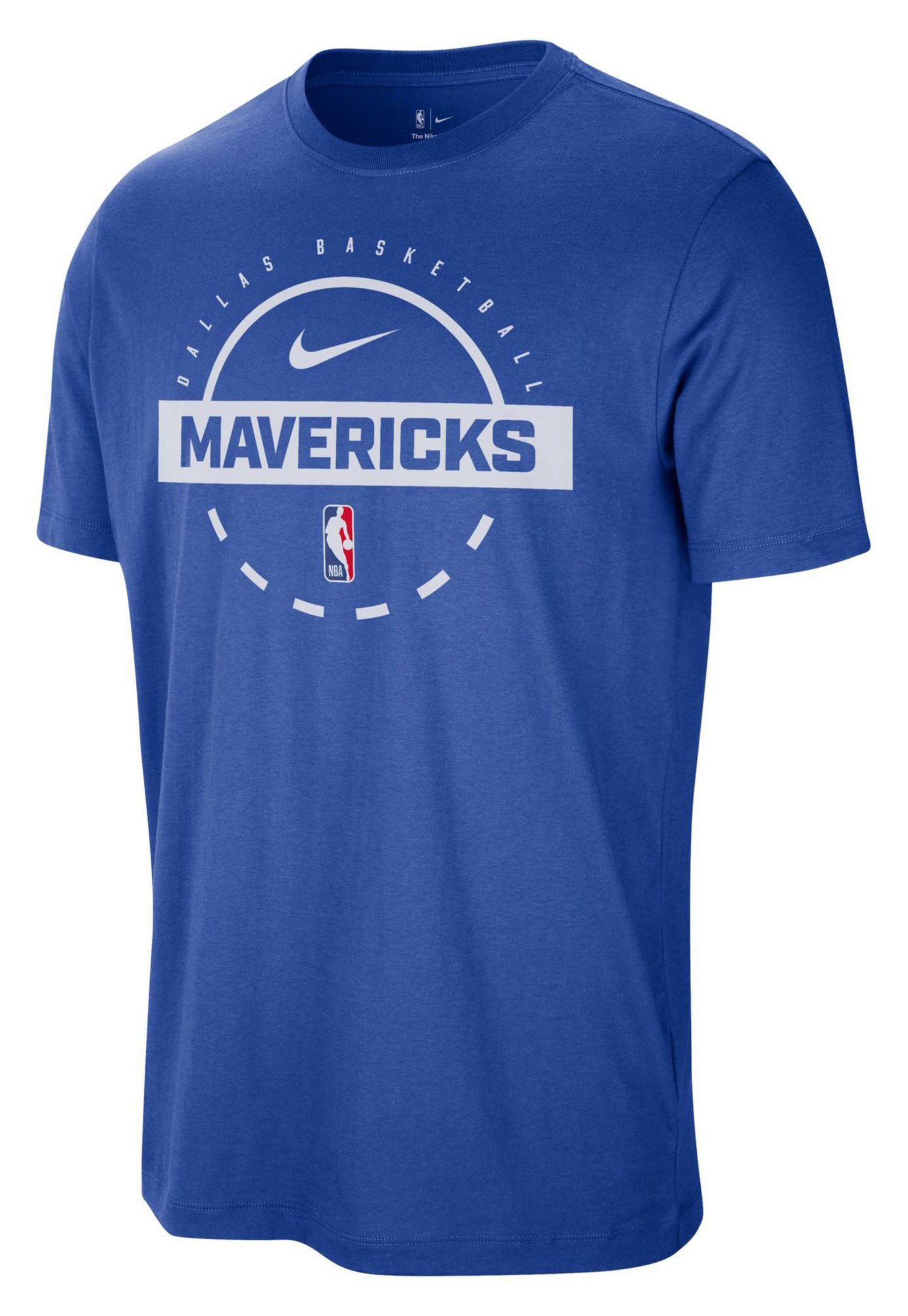 Nike Men's Dallas Mavericks Blue On Court Practice T-Shirt product image