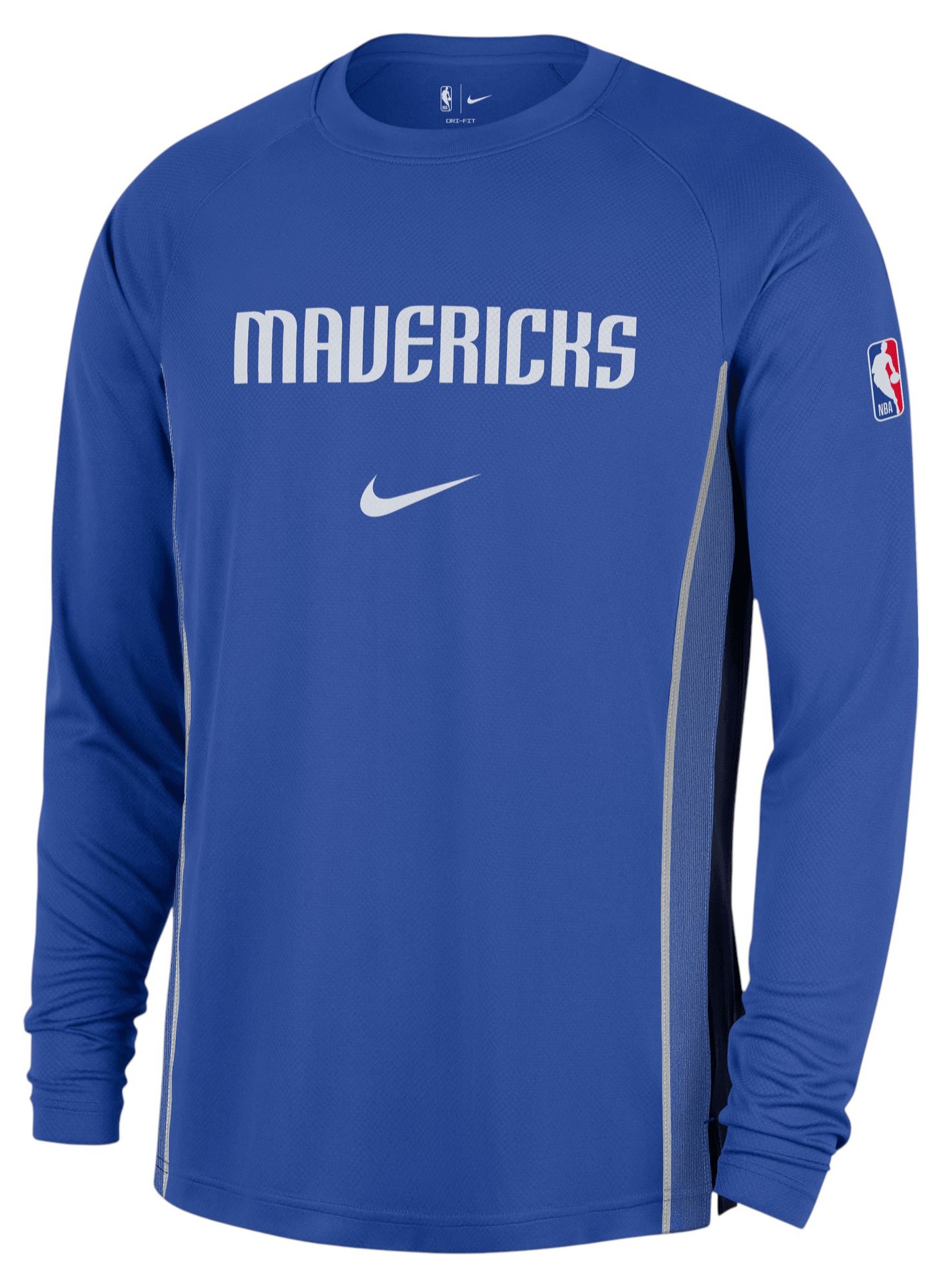Nike Men's Dallas Mavericks Blue Pregame Long Sleeve T-Shirt product image