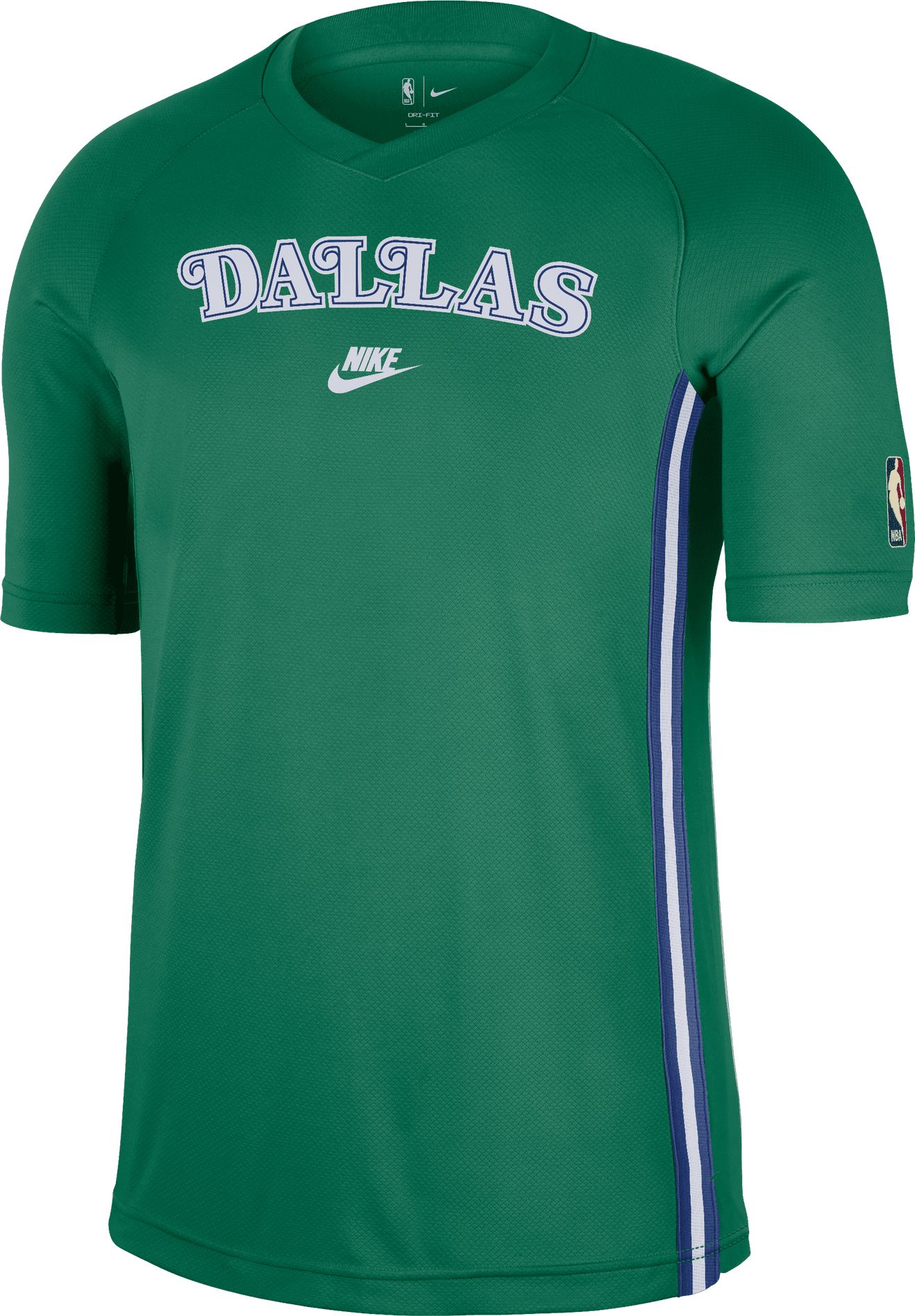Nike Adult Dallas Mavericks Hardwood Classics Green Pregame T-Shirt product image