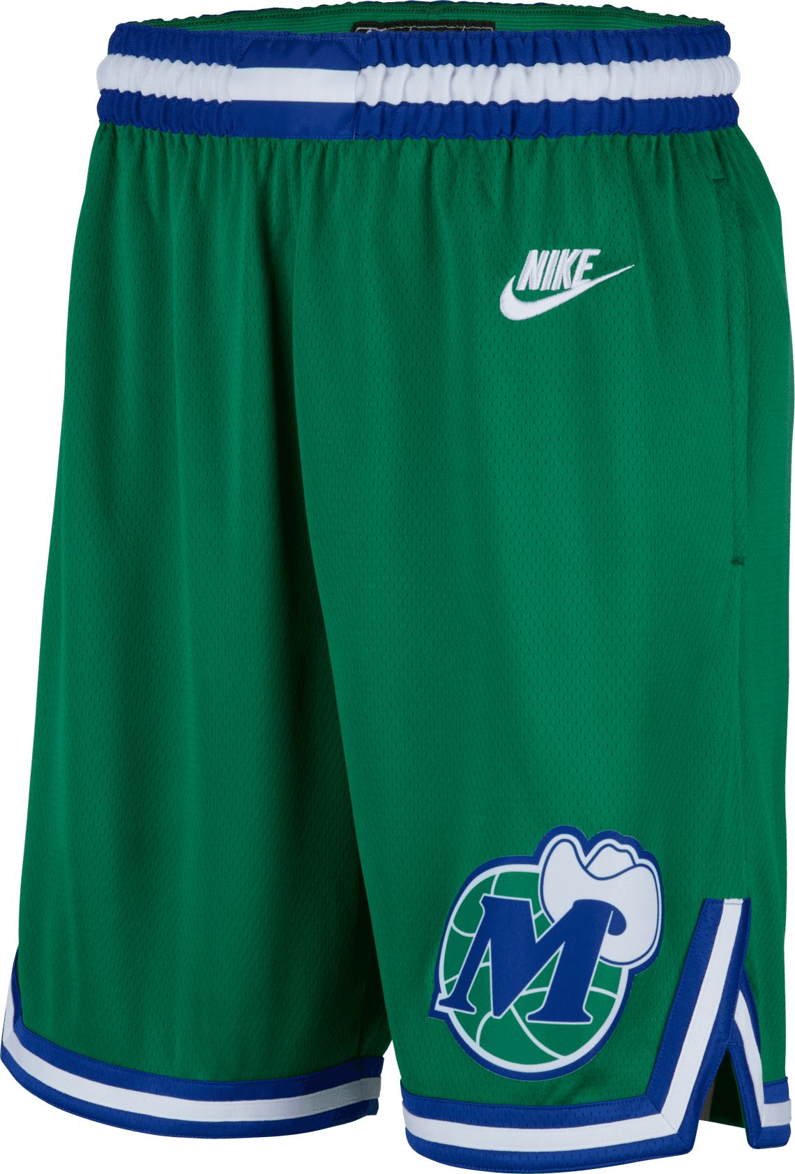 Nike Men's Dallas Mavericks Green Hardwood Classics Shorts product image