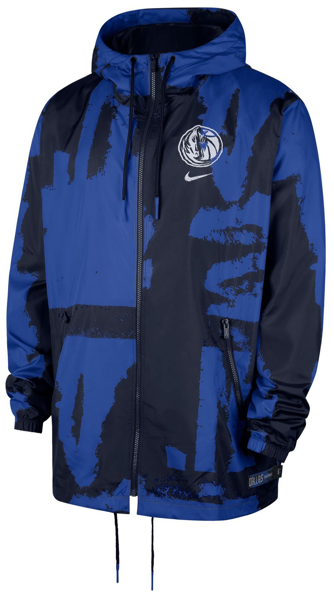 Nike Men's Dallas Mavericks Navy Club Woven Jacket product image
