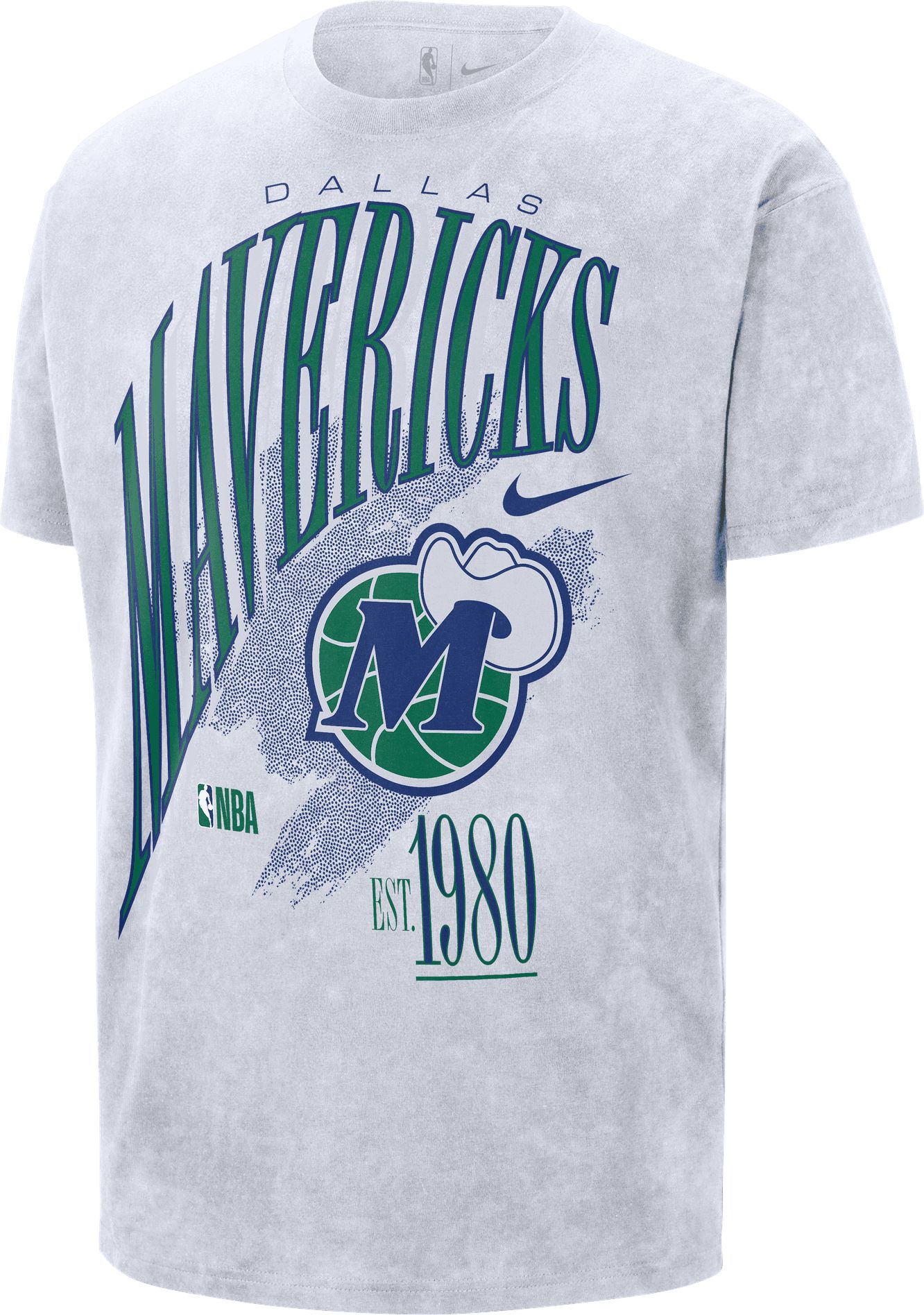 Nike Adult Dallas Mavericks White Hardwood Classics Champs T-Shirt product image