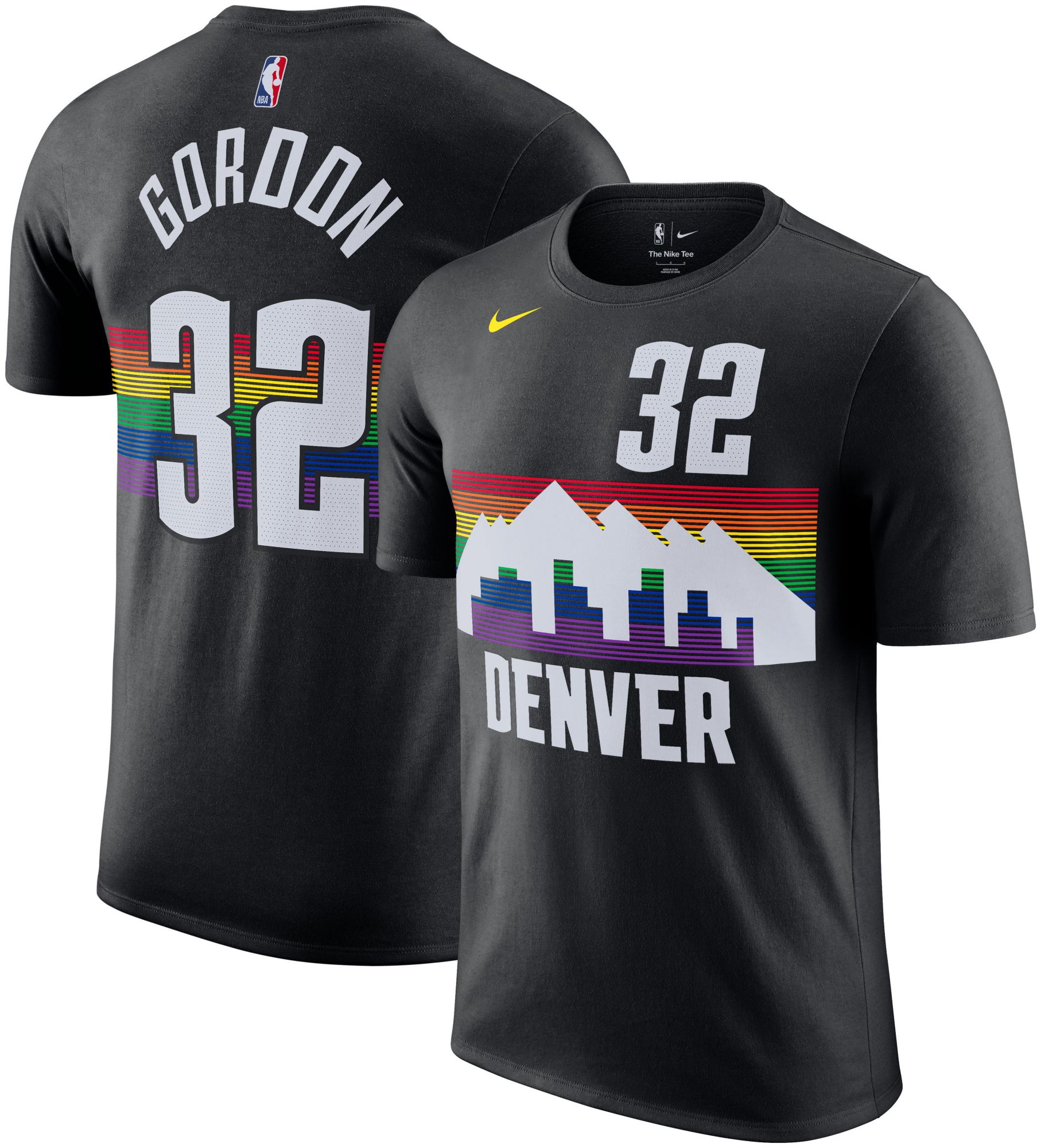 Nike Adult 2025-26 City Edition Denver Nuggets Aaron Gordon #32 T-Shirt product image