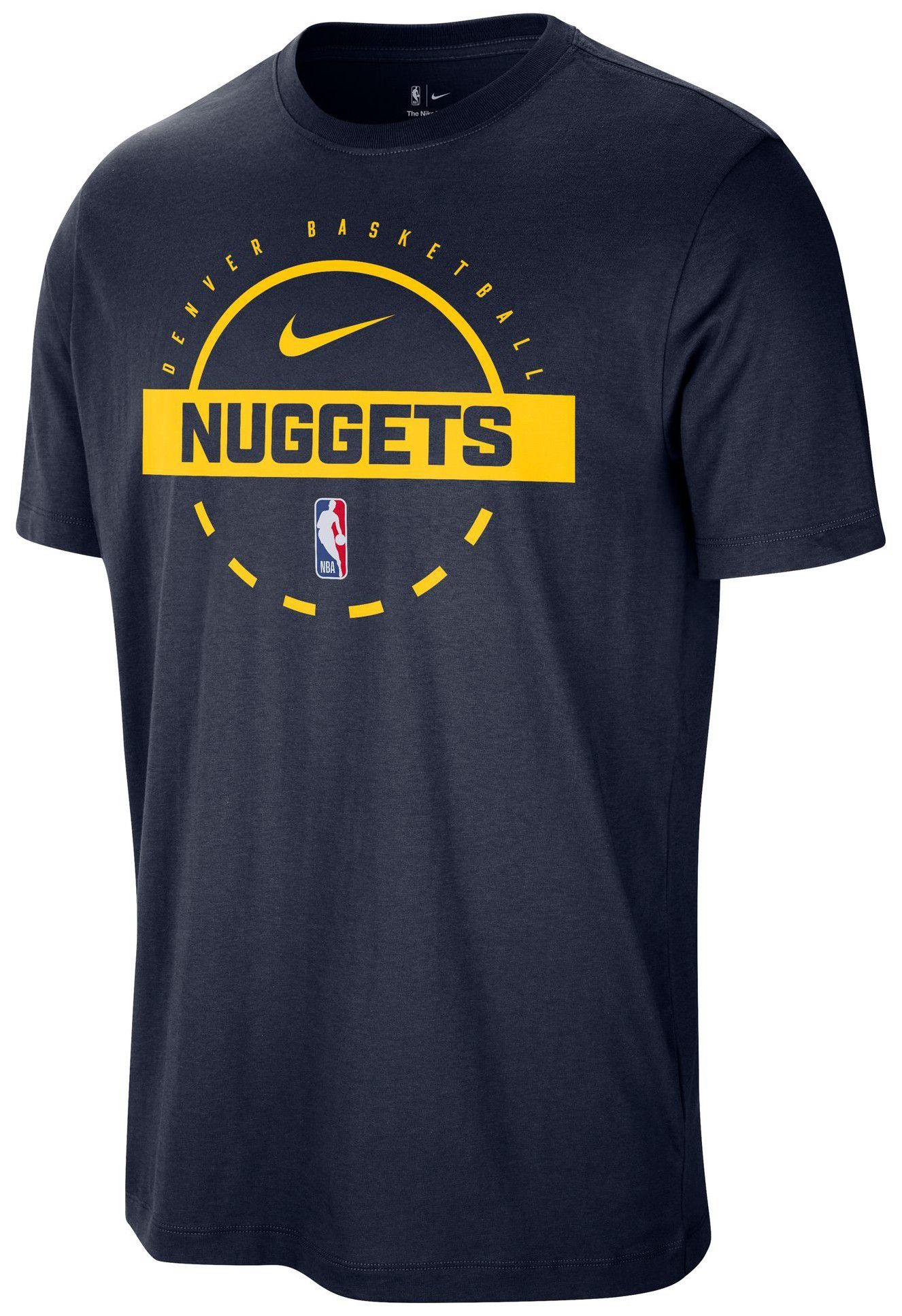 Nike Men's Denver Nuggets Navy On Court Practice T-Shirt product image