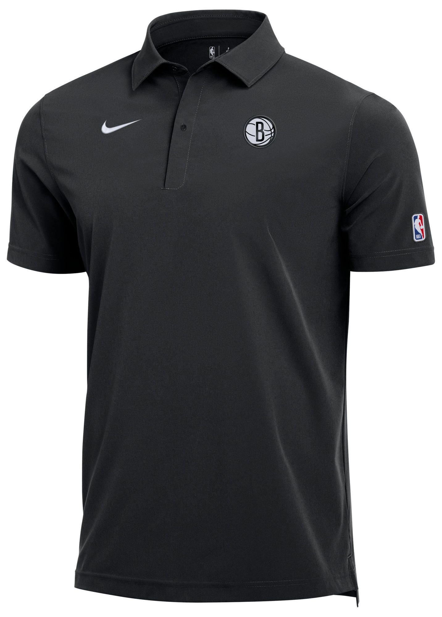 Nike Men's Brooklyn Nets Black Logo Staff Polo product image