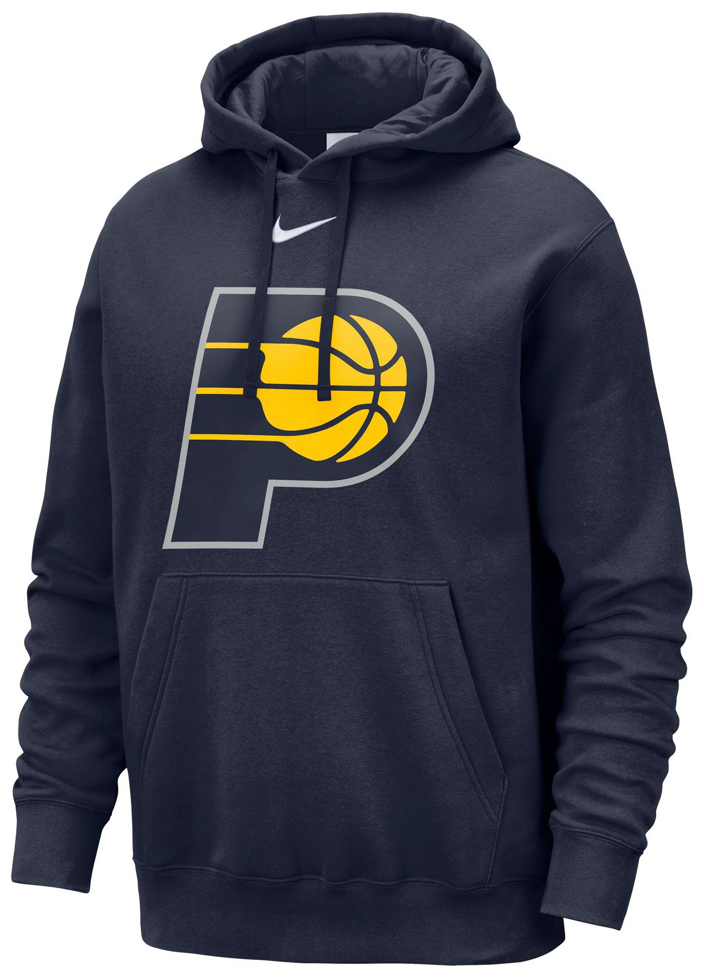 Nike Men's Indiana Pacers Navy Logo Club Pullover Hoodie product image