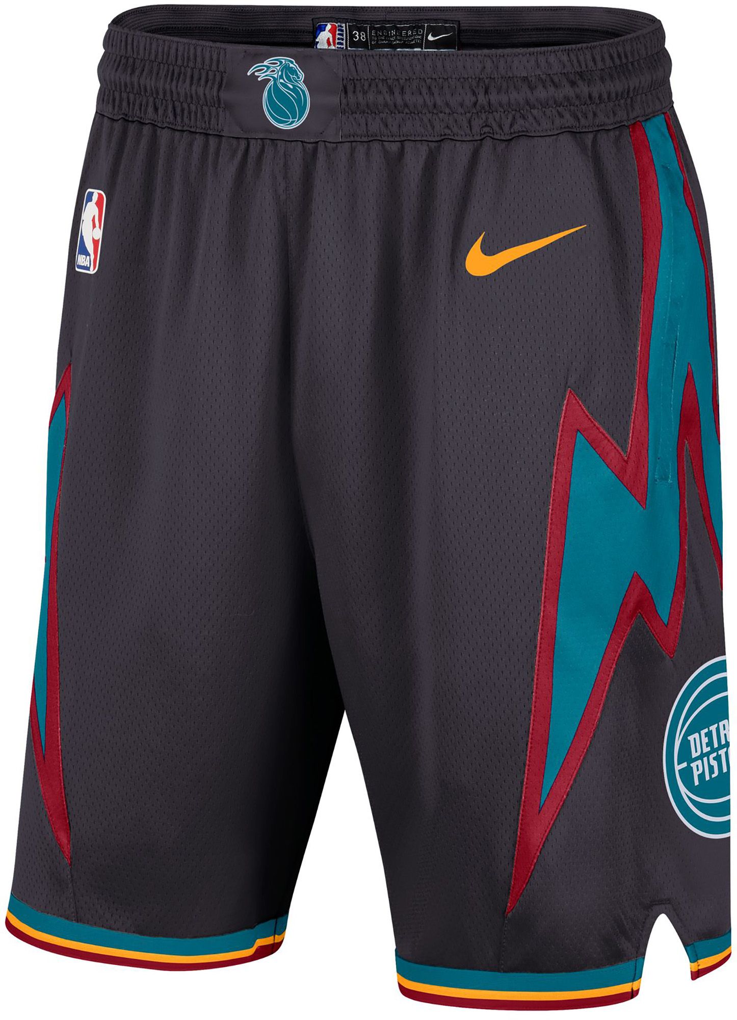 Nike Adult 2025-26 City Edition Detroit Pistons Swingman Shorts product image