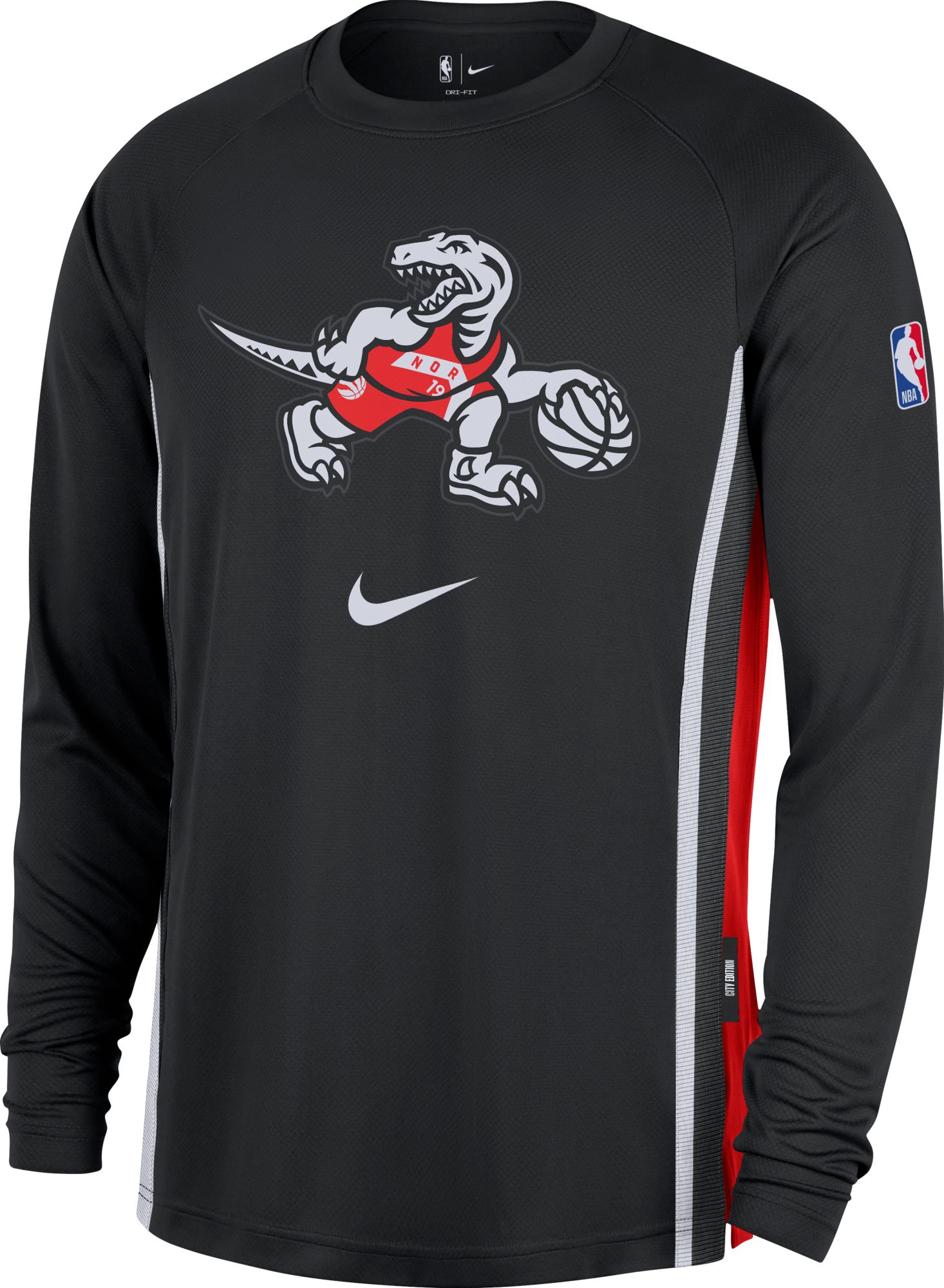Nike Adult 2025-26 City Edition Toronto Raptors On Court Pregame Long Sleeve Shirt product image