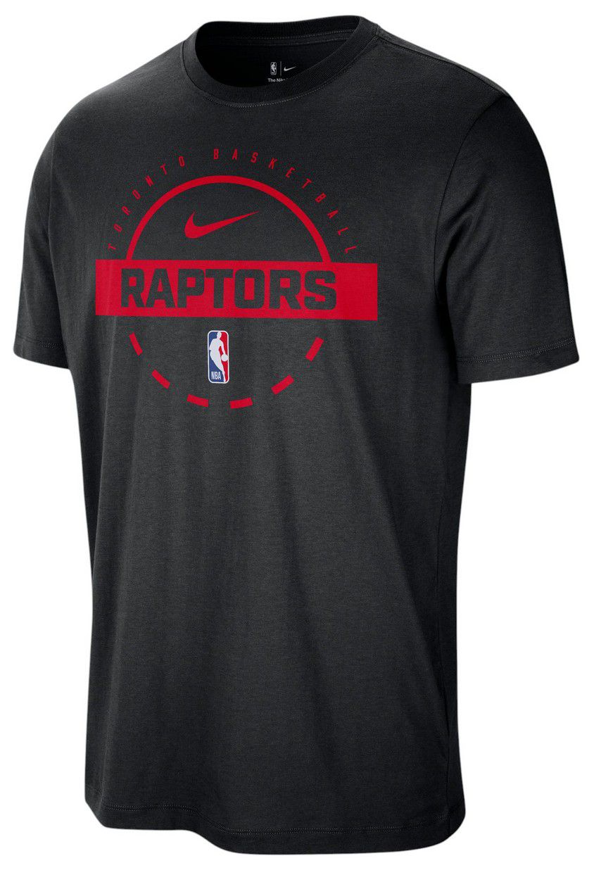 Nike Men's Toronto Raptors Black On Court Practice T-Shirt product image
