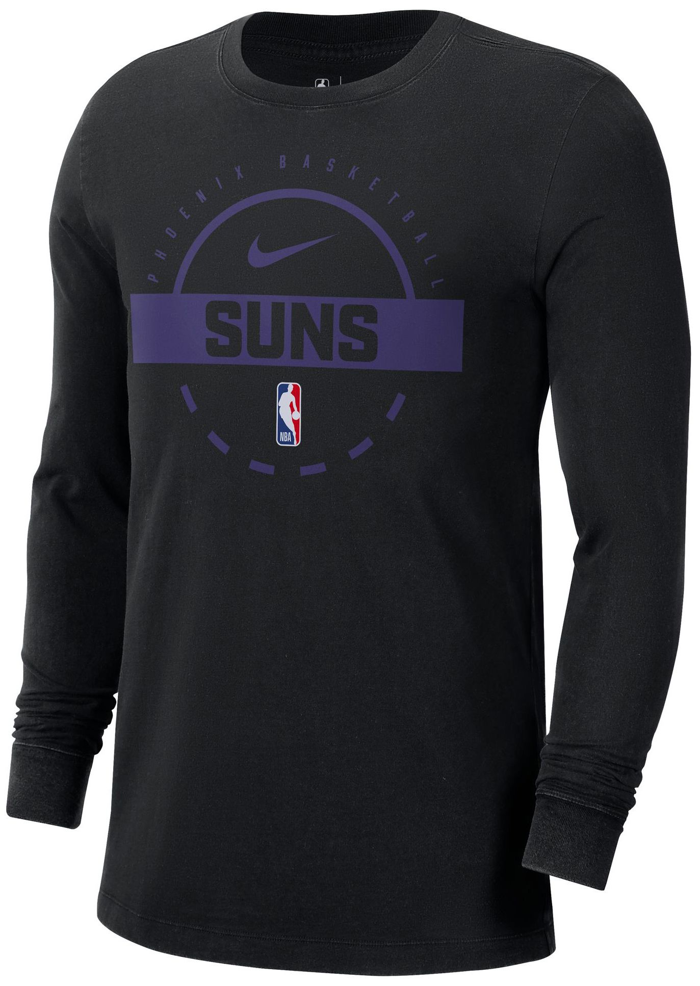 Nike Men's Phoenix Suns Black On Court Practice Long Sleeve T-Shirt product image