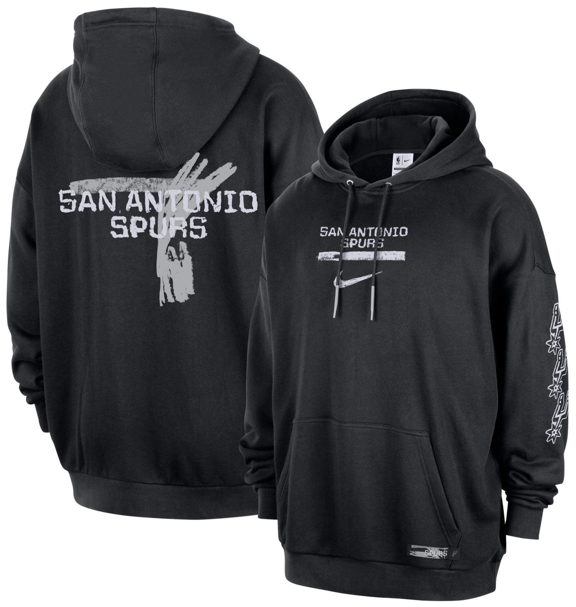 Nike Men's San Antonio Spurs Black Club Hoodie product image