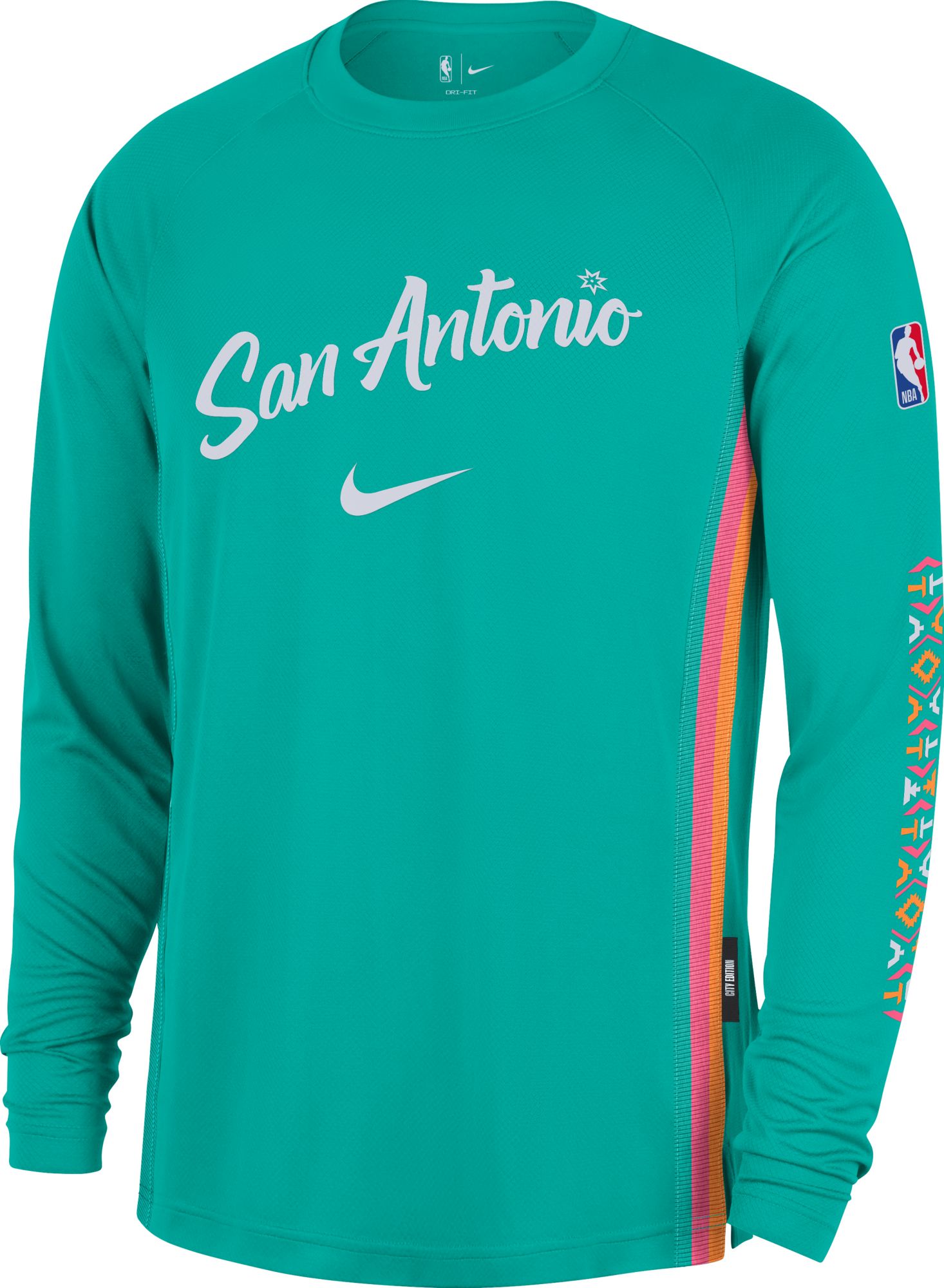 Nike Adult 2025-26 City Edition San Antonio Spurs On Court Pregame Long Sleeve Shirt product image