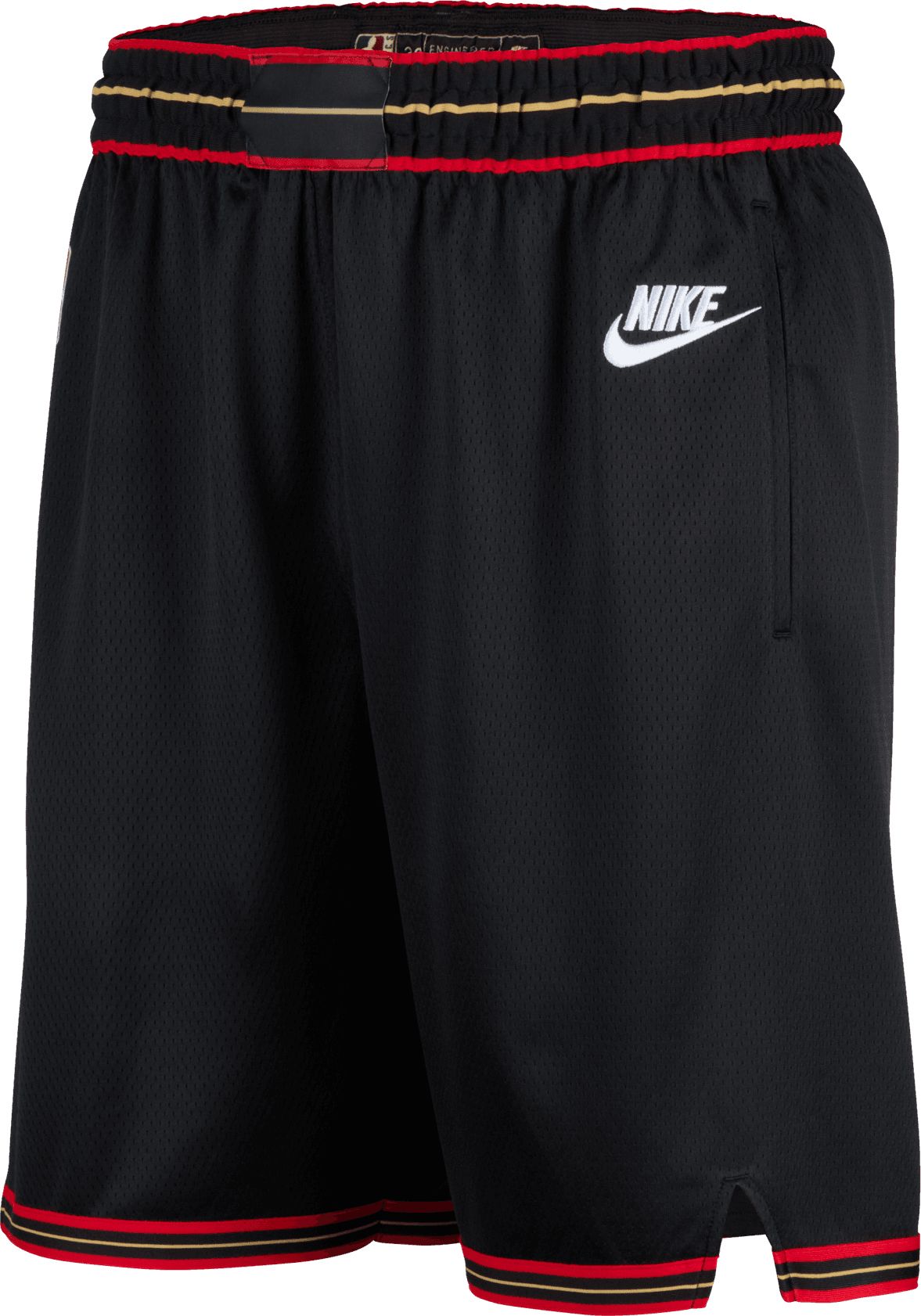 Nike Men's Philadelphia 76ers Black Hardwood Classics Shorts product image