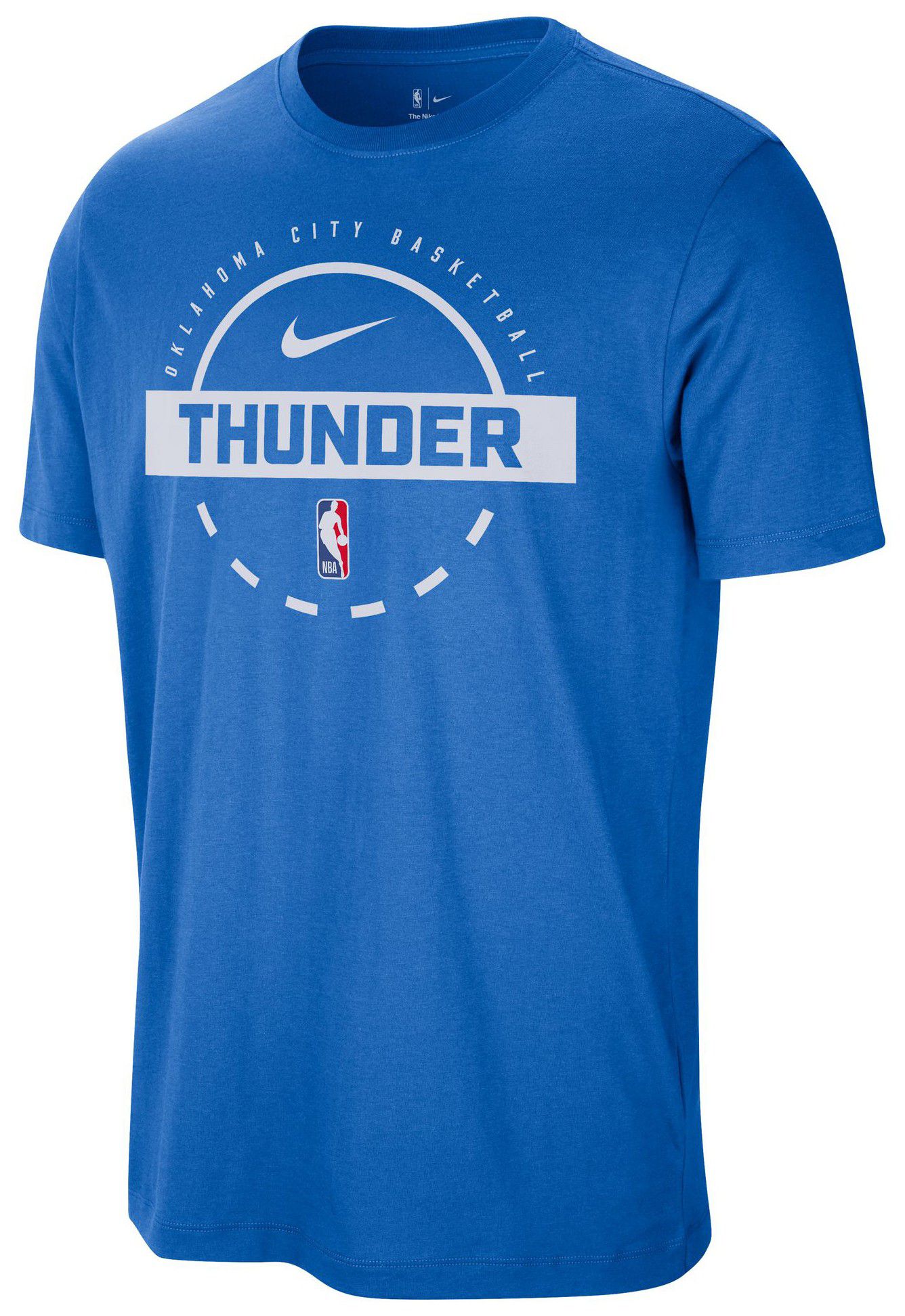 Nike Men's Oklahoma City Thunder Blue On Court Practice T-Shirt product image