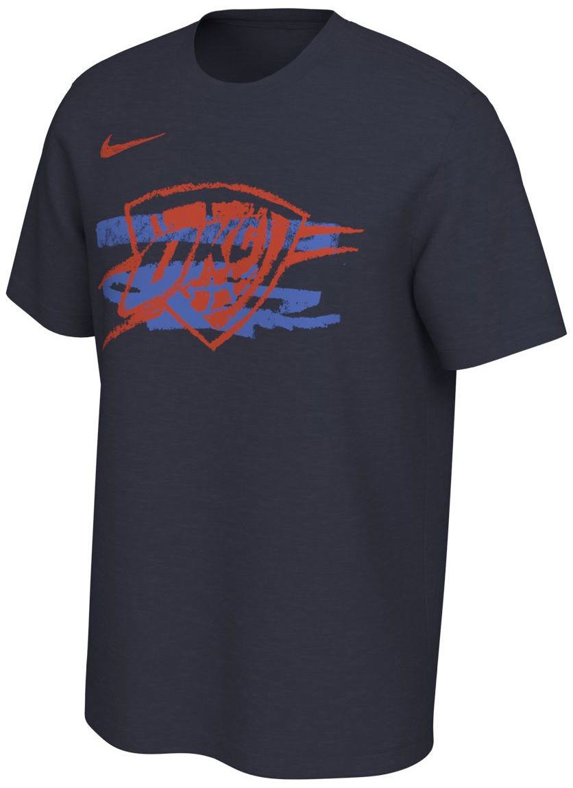 Nike Men's Oklahoma City Thunder Navy T-Shirt product image