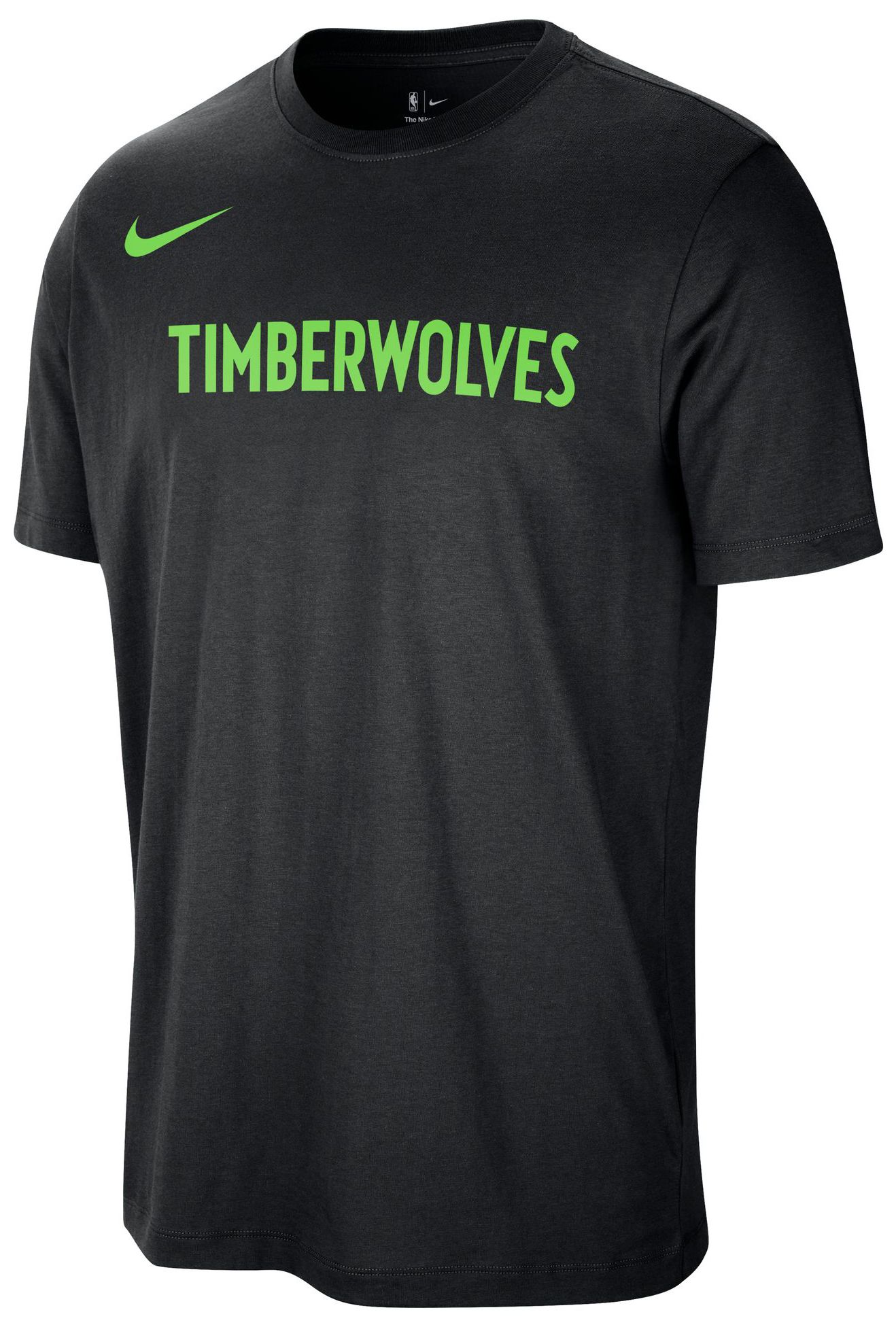 Nike Men's Minnesota Timberwolves Black Wordmark T-Shirt product image