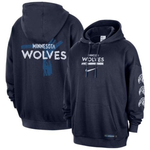 Nike Men's Minnesota Timberwolves Navy On Court Zone Warmup