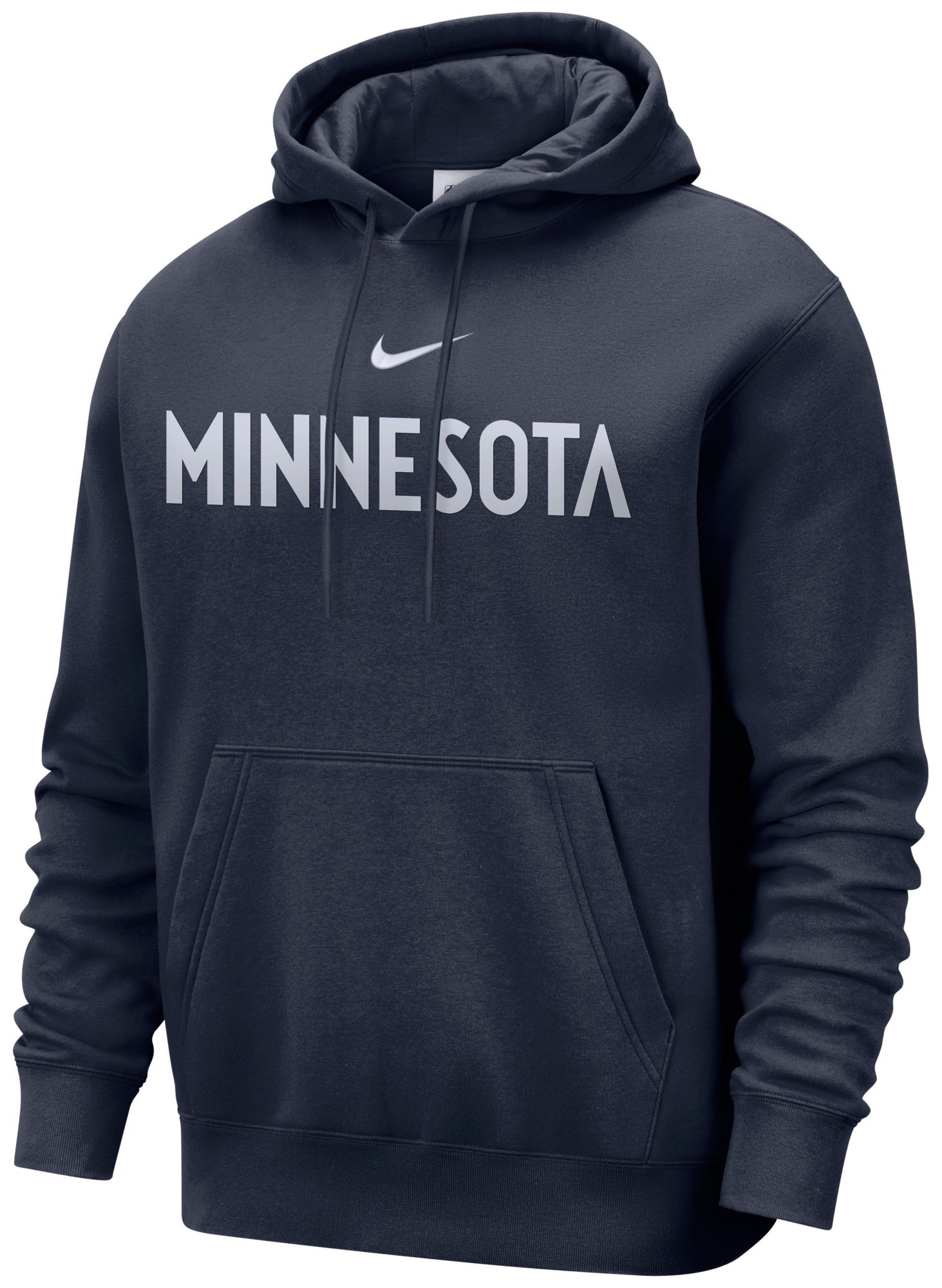 Nike Men's Minnesota Timberwolves Navy Wordmark Club Hoodie product image