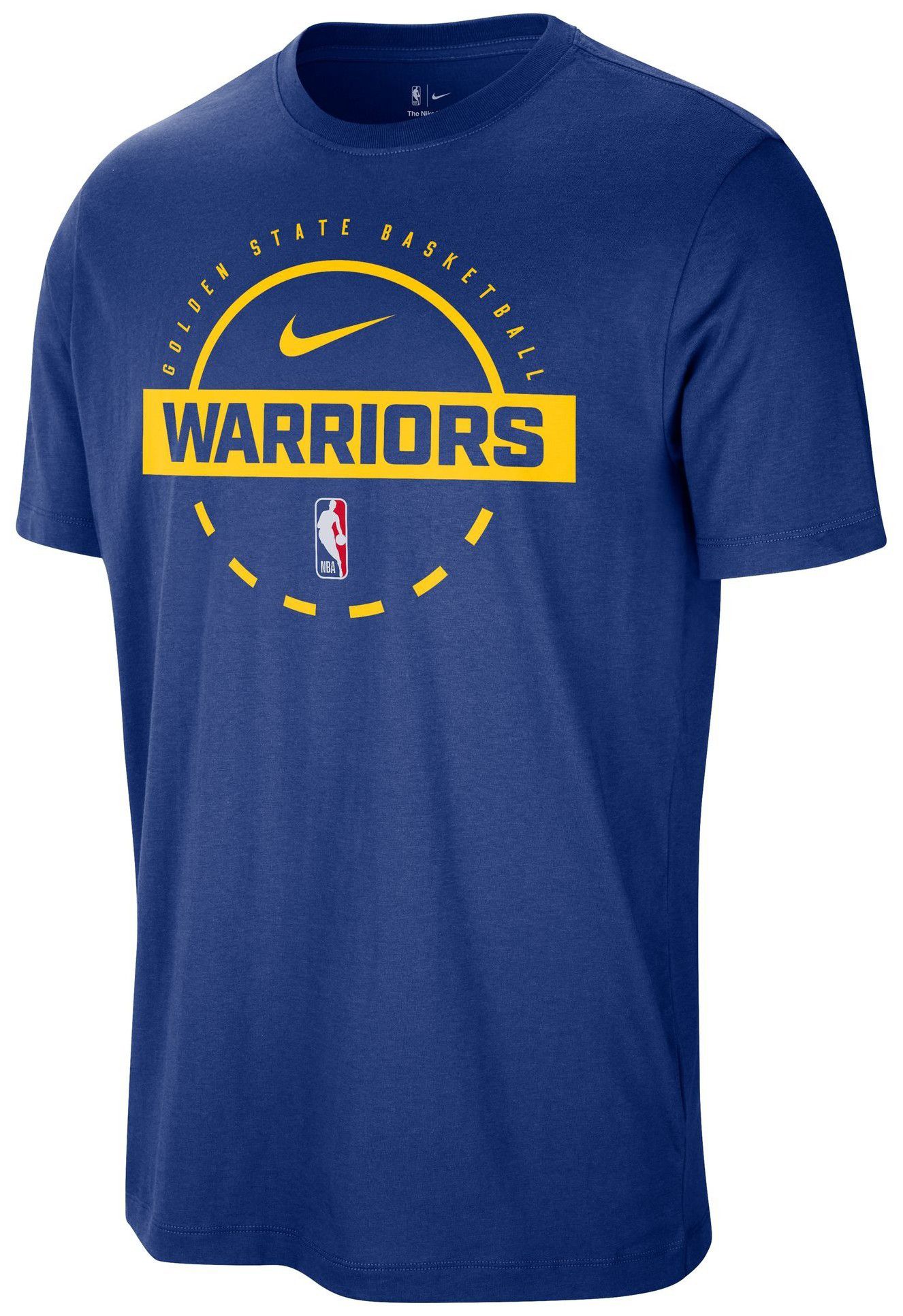 Nike Men's Golden State Warriors Blue On Court Practice T-Shirt product image