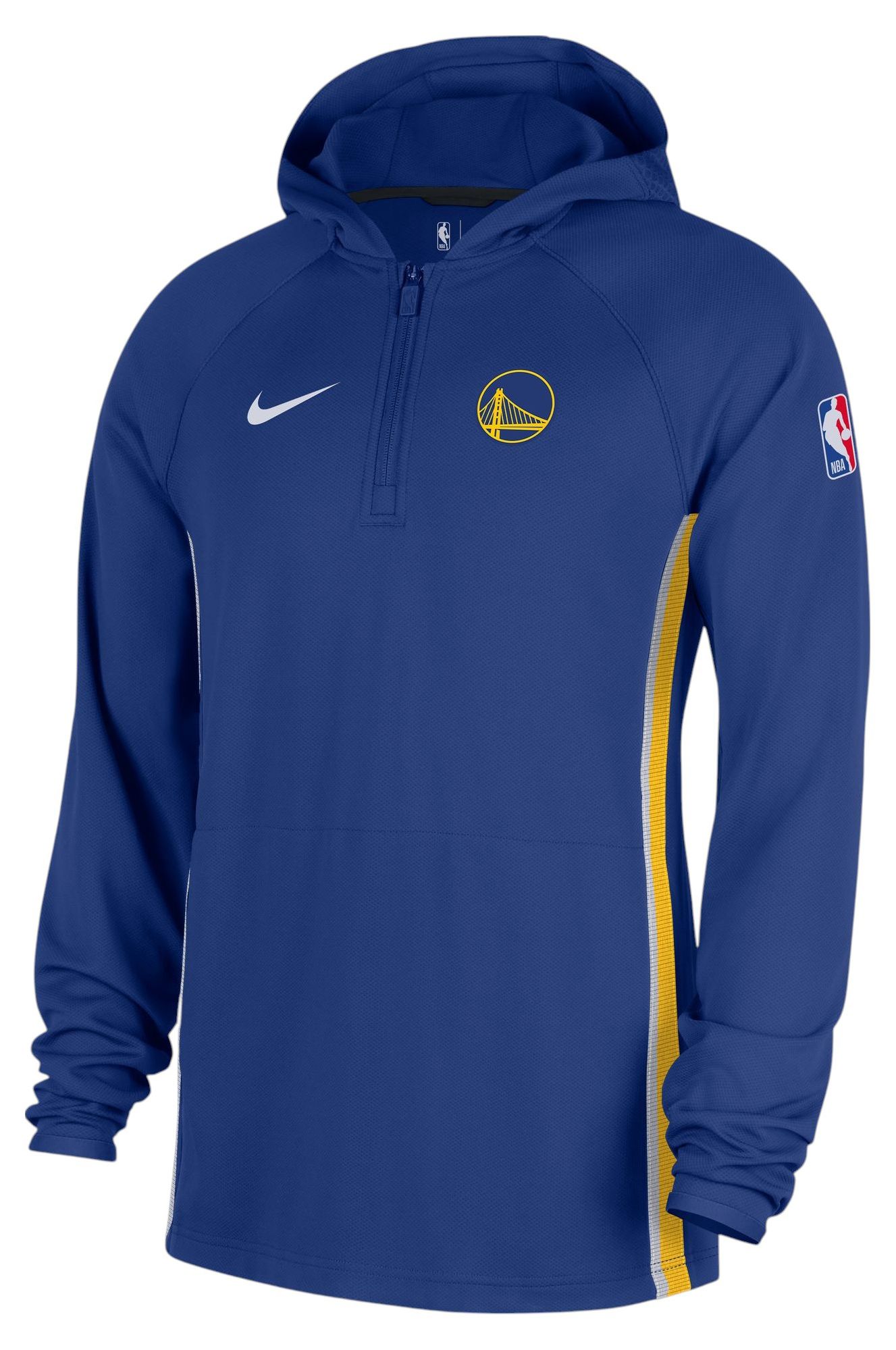 Nike Men's Golden State Warriors Blue On Court Zone Warmup Pullover Hoodie product image