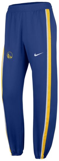 Nike Men's Golden State Warriors Blue On Court Zone Warm Up Pant