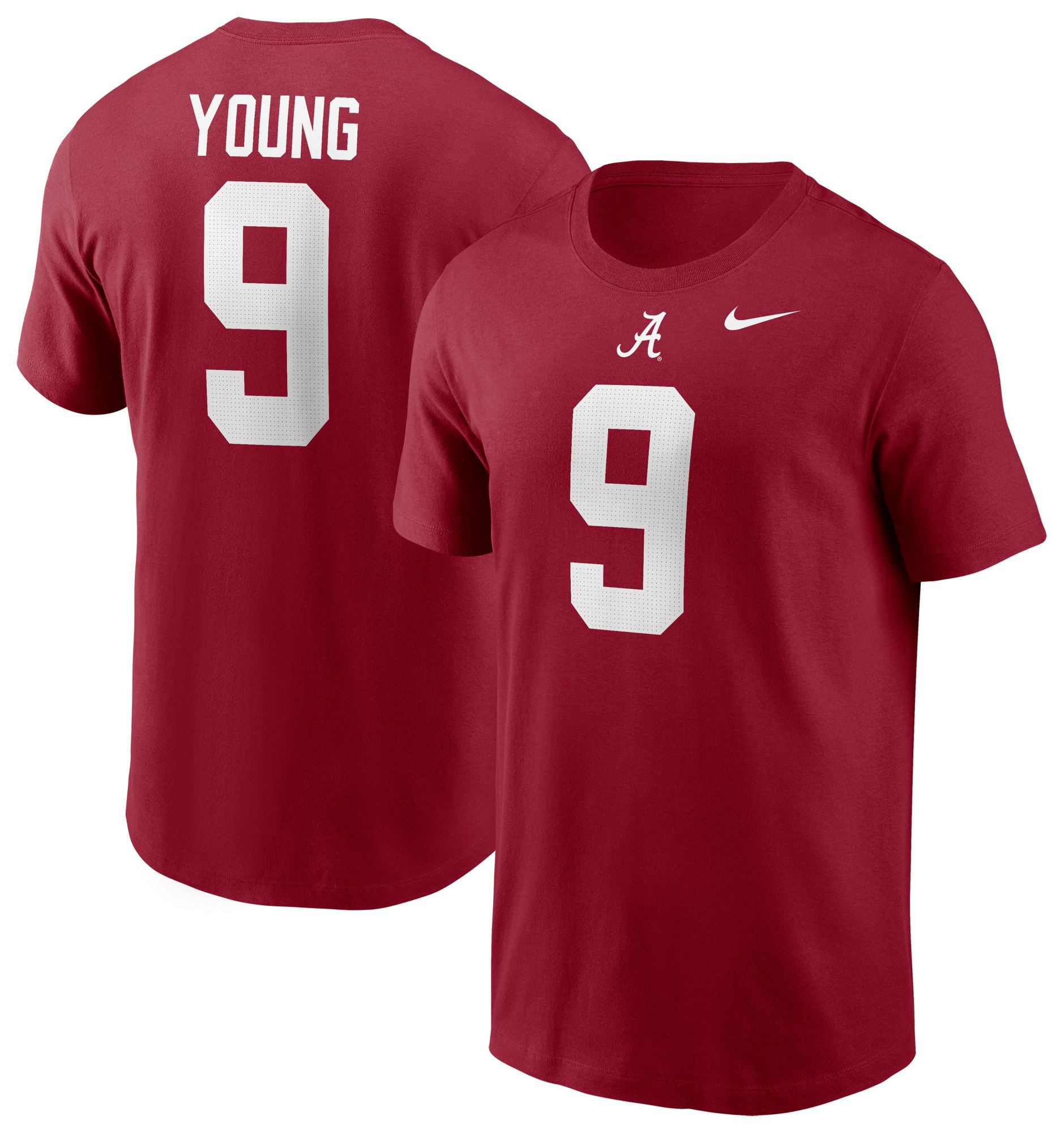 Nike Men's Alabama Crimson Tide Crimson Bryce Young #9  T-Shirt product image