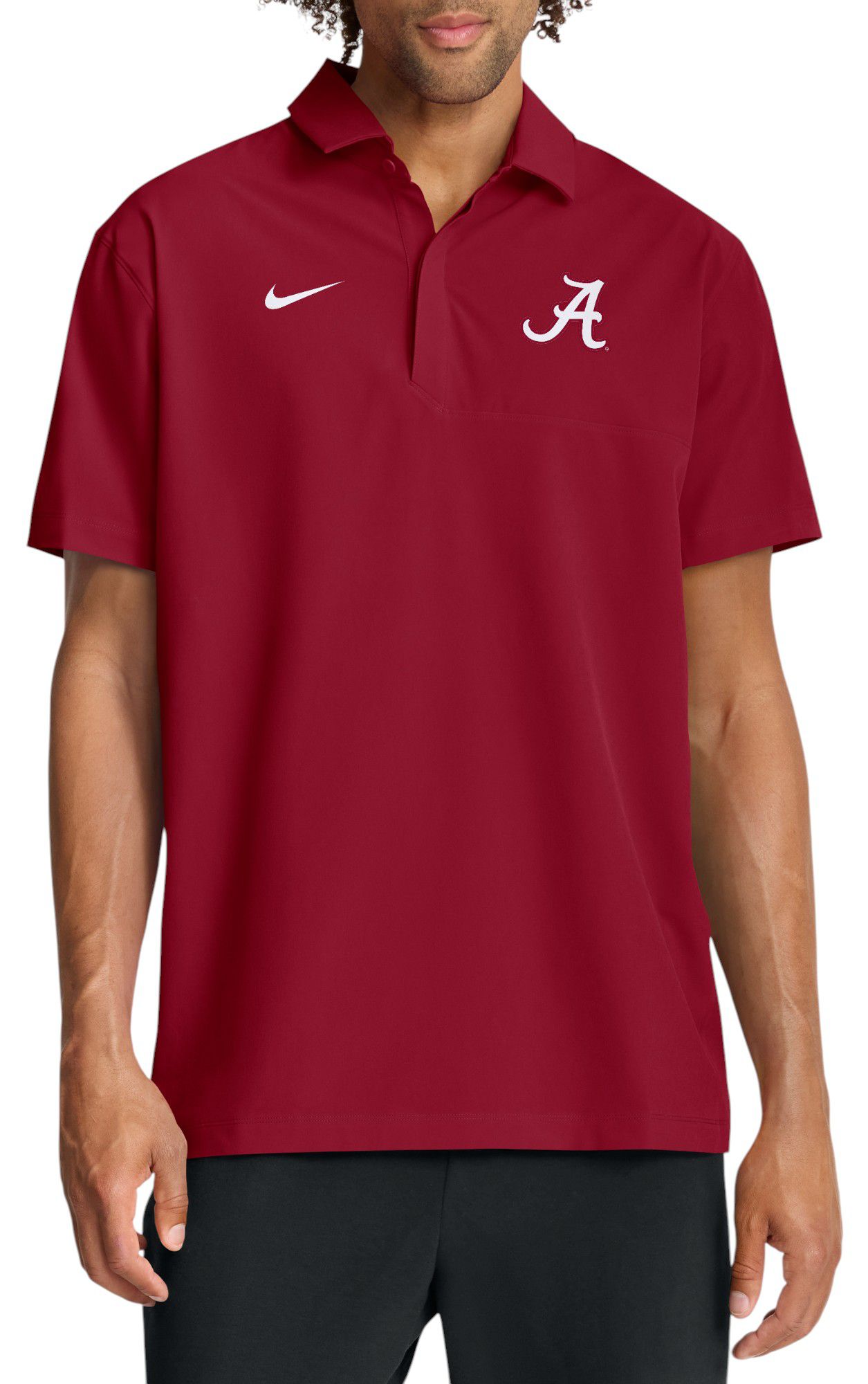 Nike Men's Alabama Crimson Tide Team Crimson Dri-Fit Woven Polo product image