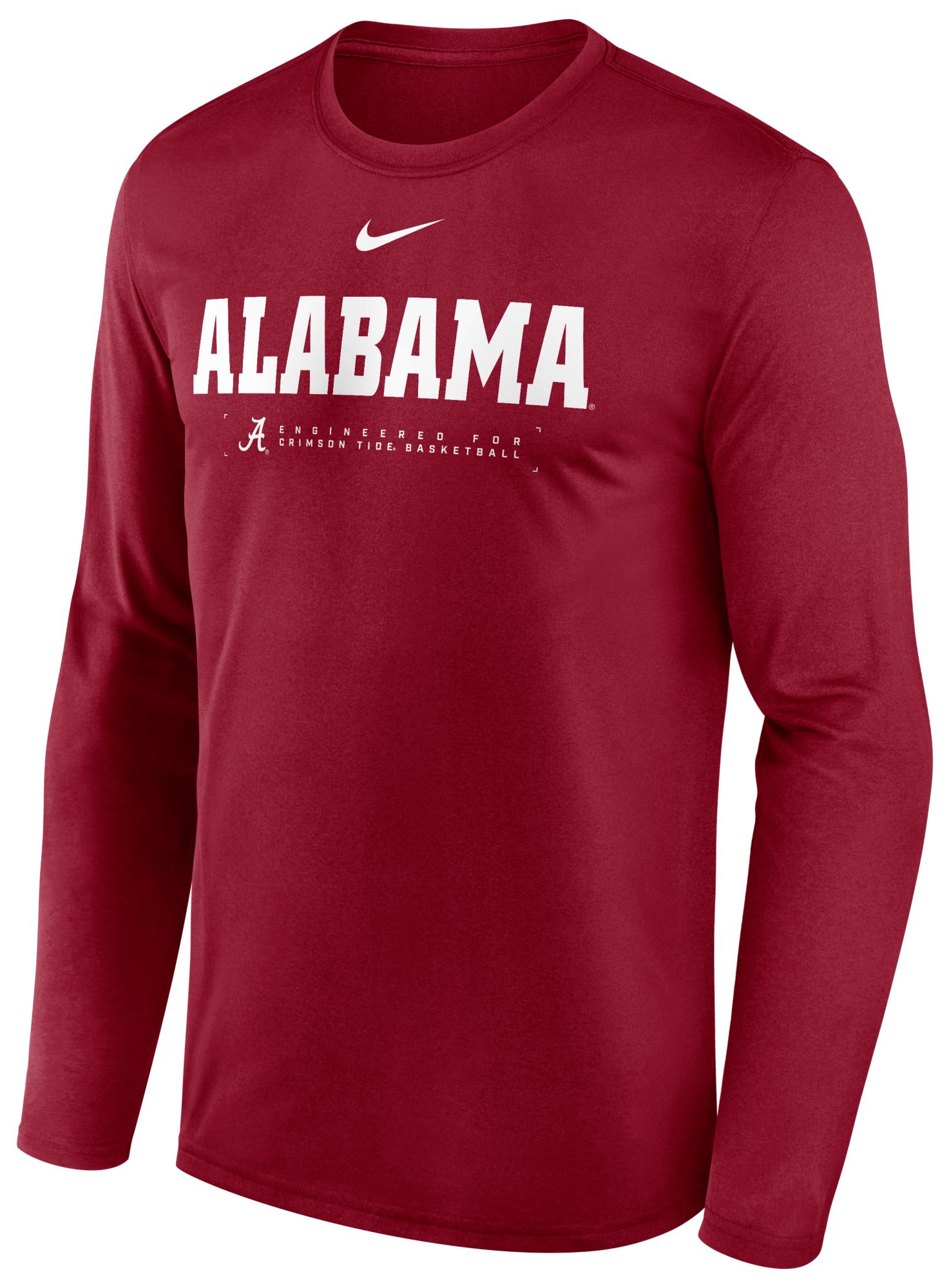 Nike Men's Alabama Crimson Tide Team Crimson Dri-FIT Shoot Long Sleeve T-Shirt product image