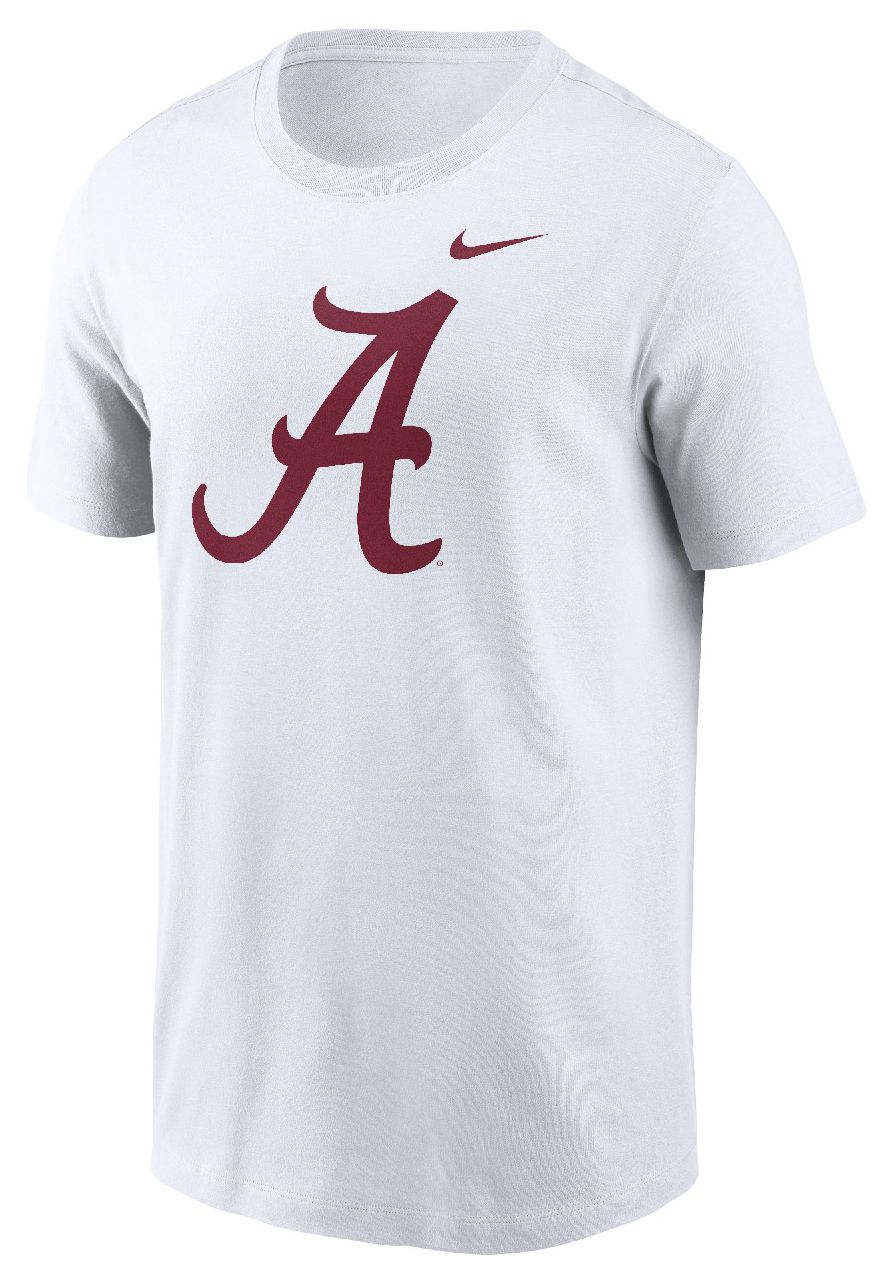 Nike Men's Alabama Crimson Tide White Logo T-Shirt product image