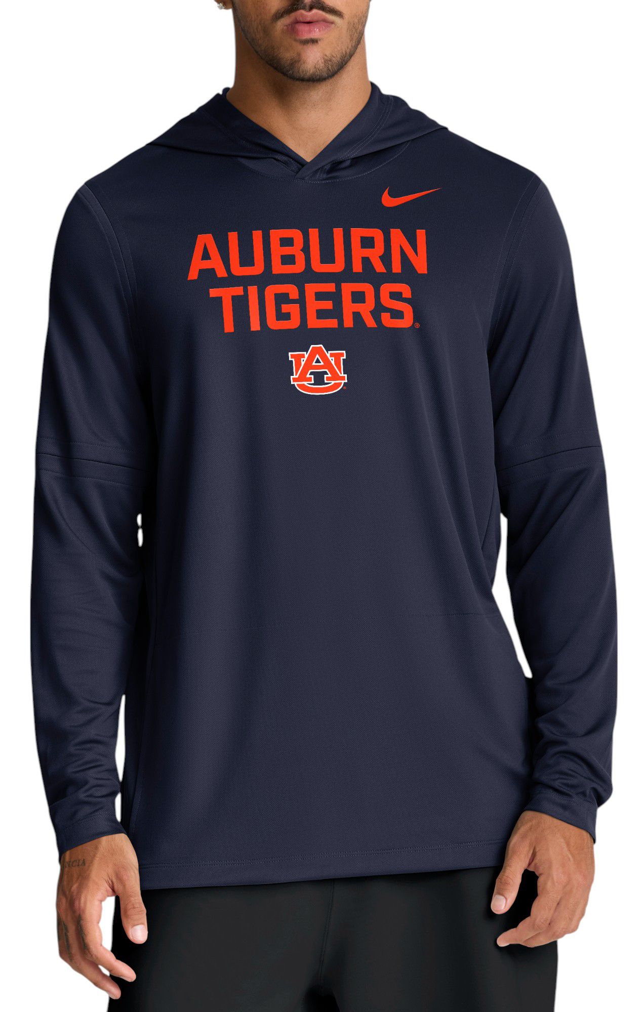 Nike Adult Auburn Tigers Dri-FIT College Navy Lightweight Pullover Hoodie product image